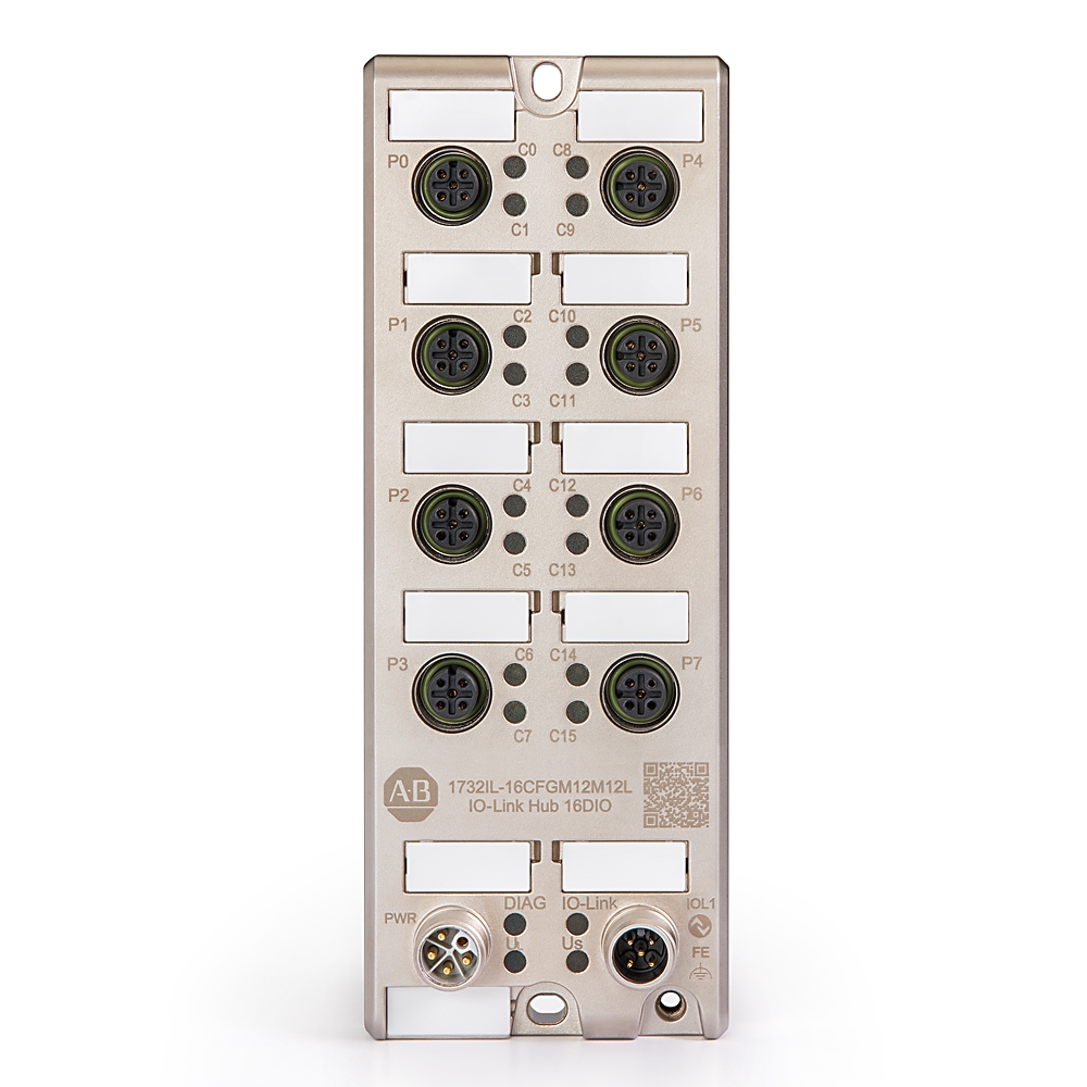 Allen-Bradley Allen-Bradley 1732IL-16CFGM12M12L Armorblock, IOL Hub, 16 DIO, M12 L PWR
