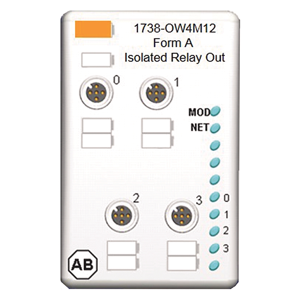 Allen-Bradley Allen-Bradley 1738-OW4M12AC ArmorPoint 4 Point Output Module