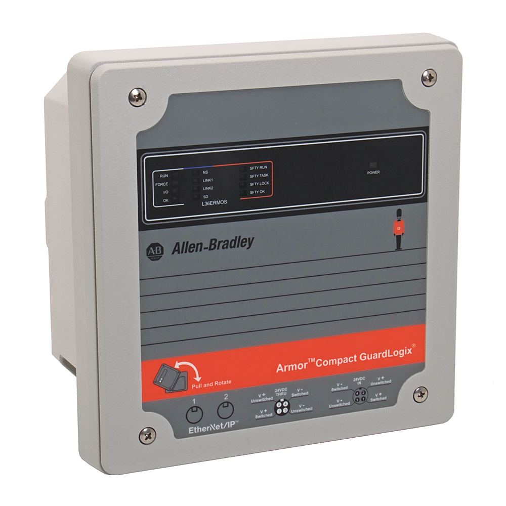 Allen-Bradley Allen-Bradley 1769-L33ERMOS Armor Compact GuardLogix CPU, 2MB/1MB