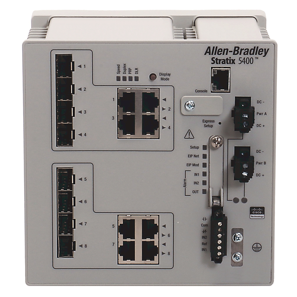 Allen-Bradley Allen-Bradley 1783-HMS4C4CGN Stratix 5400 8 Port Managed Switch