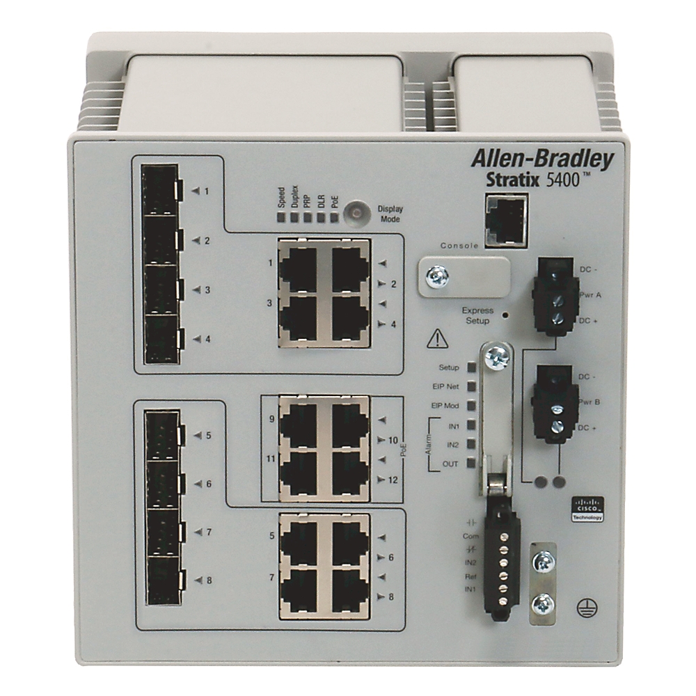 Allen-Bradley Allen-Bradley 1783-HMS4EG8CGR Stratix 5400 12 Port Managed Switch