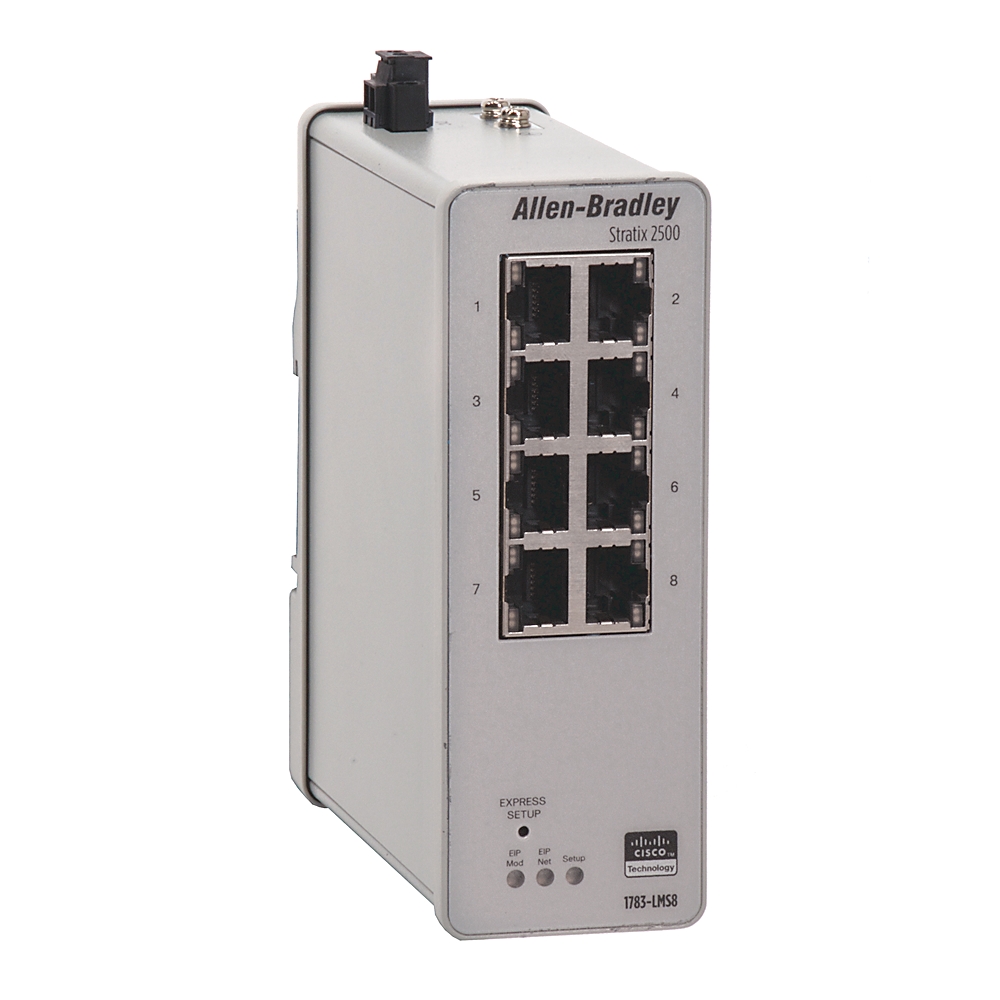 Allen-Bradley Allen-Bradley 1783-LMS8 Stratix2500 8Port Lightly Managed Switch