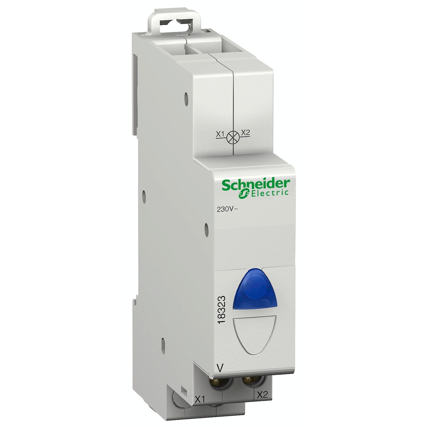 Schneider Electric Schneider Electric 18333 – Modular pilot light V - integral LED - blue - 12..48 V
