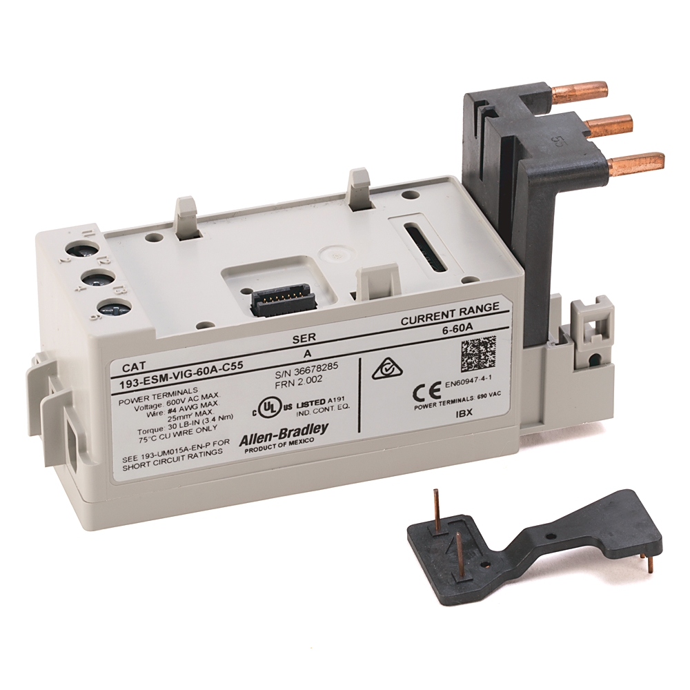 Allen-Bradley Allen-Bradley 193-ESM-VIG-60A-C55 E300/E200 60 Amp Sensing Module