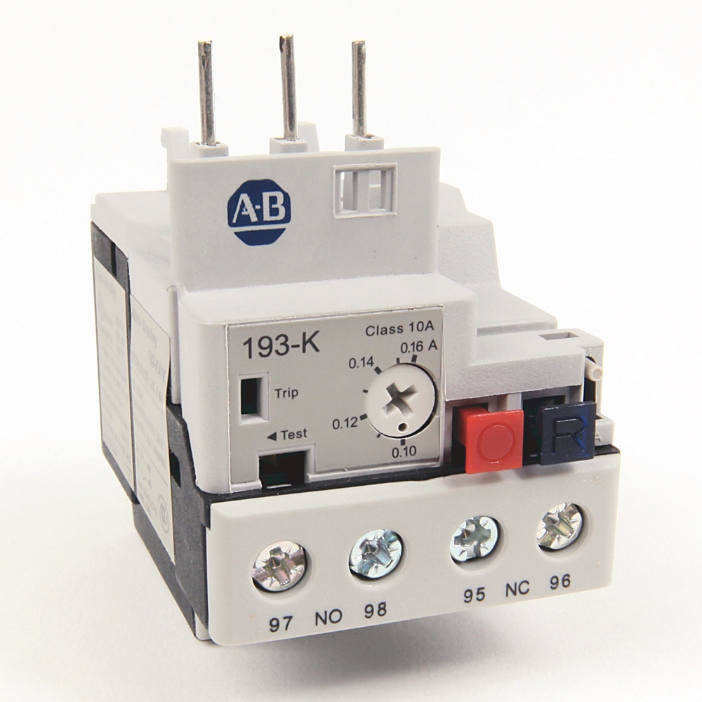 Allen-Bradley Allen-Bradley 193-KA16 0.10-.16 A IEC Bimetallic Overload Relay