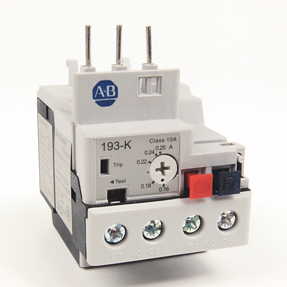 Allen-Bradley Allen-Bradley 193-KA25 0.16-.25 A IEC Bimetallic Overload Relay