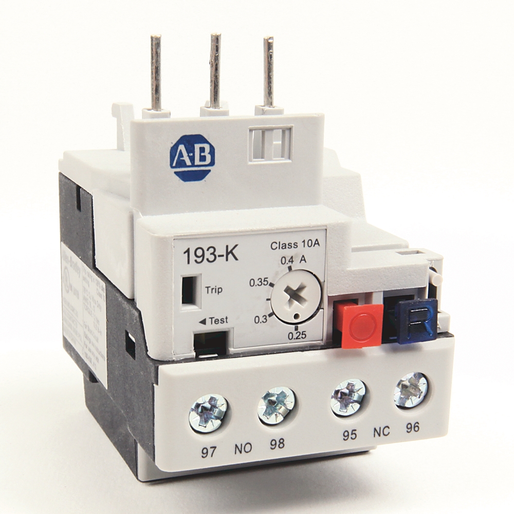 Allen-Bradley Allen-Bradley 193-KA40 0.25-.40 A IEC Bimetallic Overload Relay