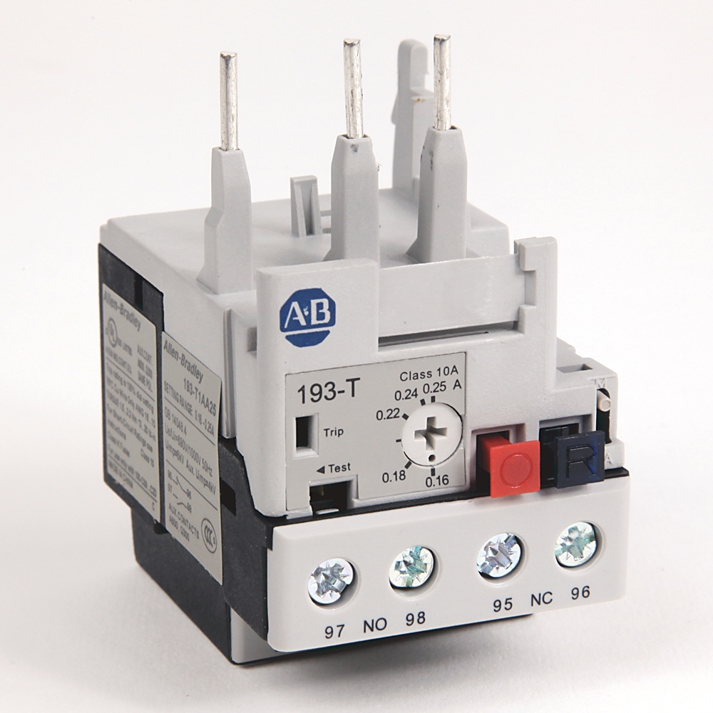 Allen-Bradley Allen-Bradley 193-T1AA25 0.16-.25 A IEC Bimetallic Overload Relay