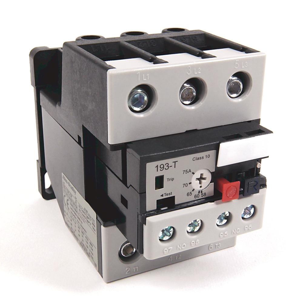 Allen-Bradley Allen-Bradley 193-T1DC75P 58-75 A IEC Bimetallic Overload Relay