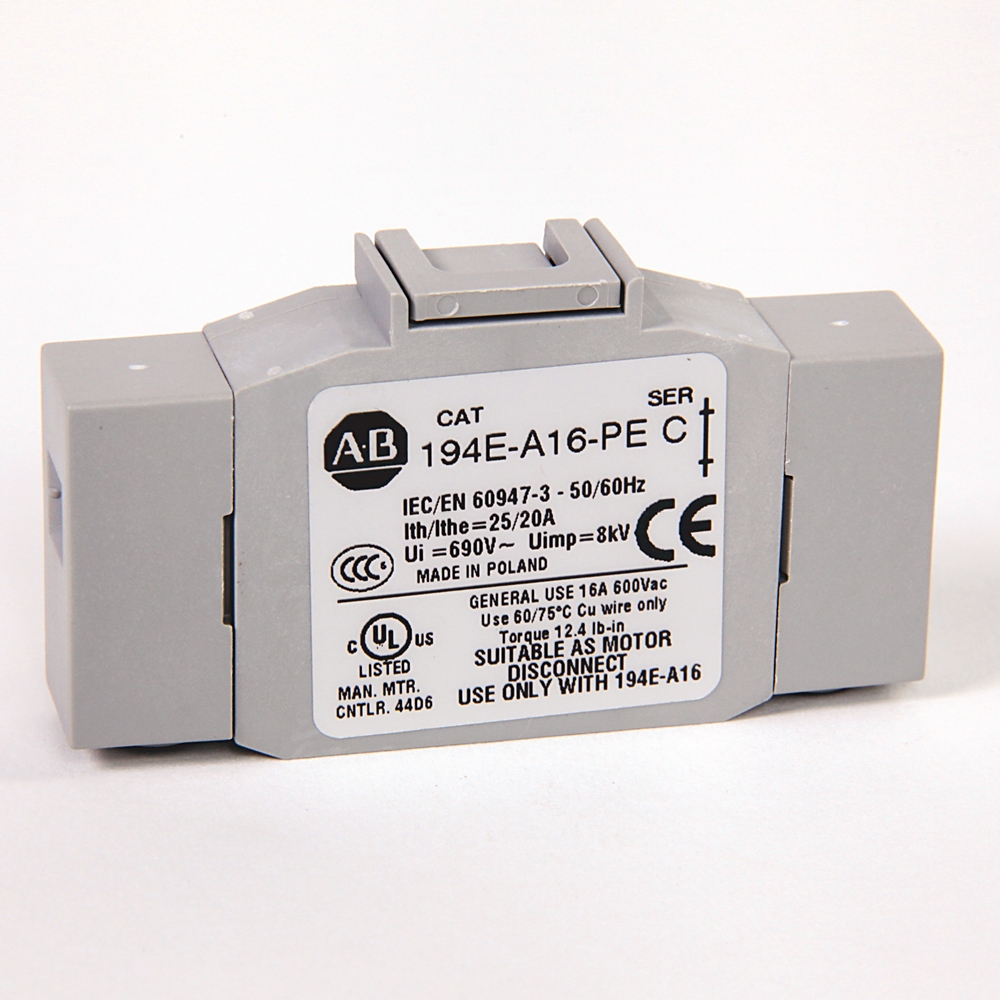 Allen-Bradley Allen-Bradley 194E-A16-PE 194E Earthing-Grounding Terminal