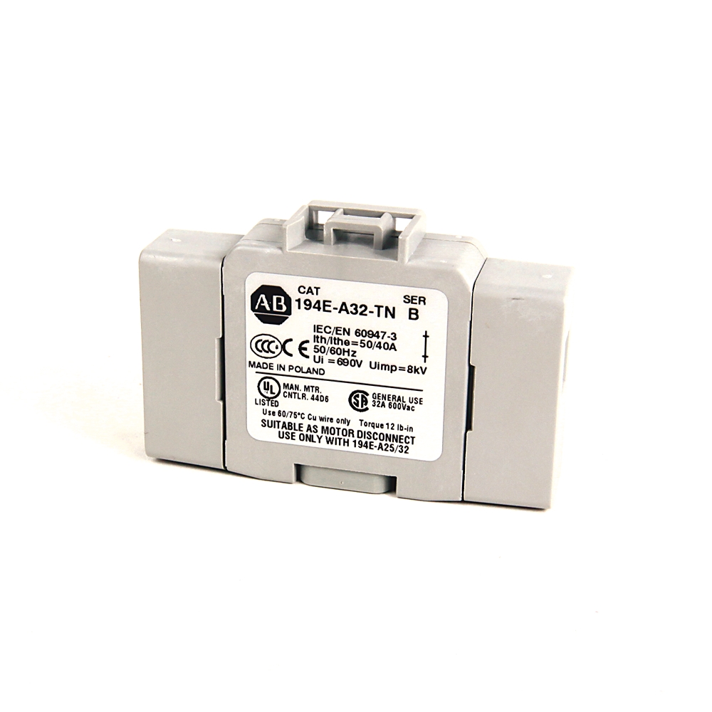 Allen-Bradley Allen-Bradley 194E-A32-TN 194E Neutral Terminal