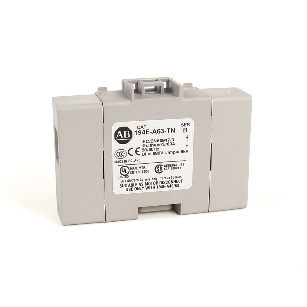 Allen-Bradley Allen-Bradley 194E-A63-TN 194E Neutral Terminal