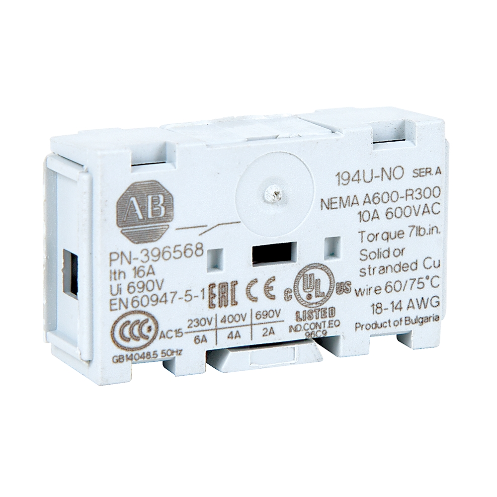 Allen-Bradley Allen-Bradley 194U-NO 194U Auxiliary Contact
