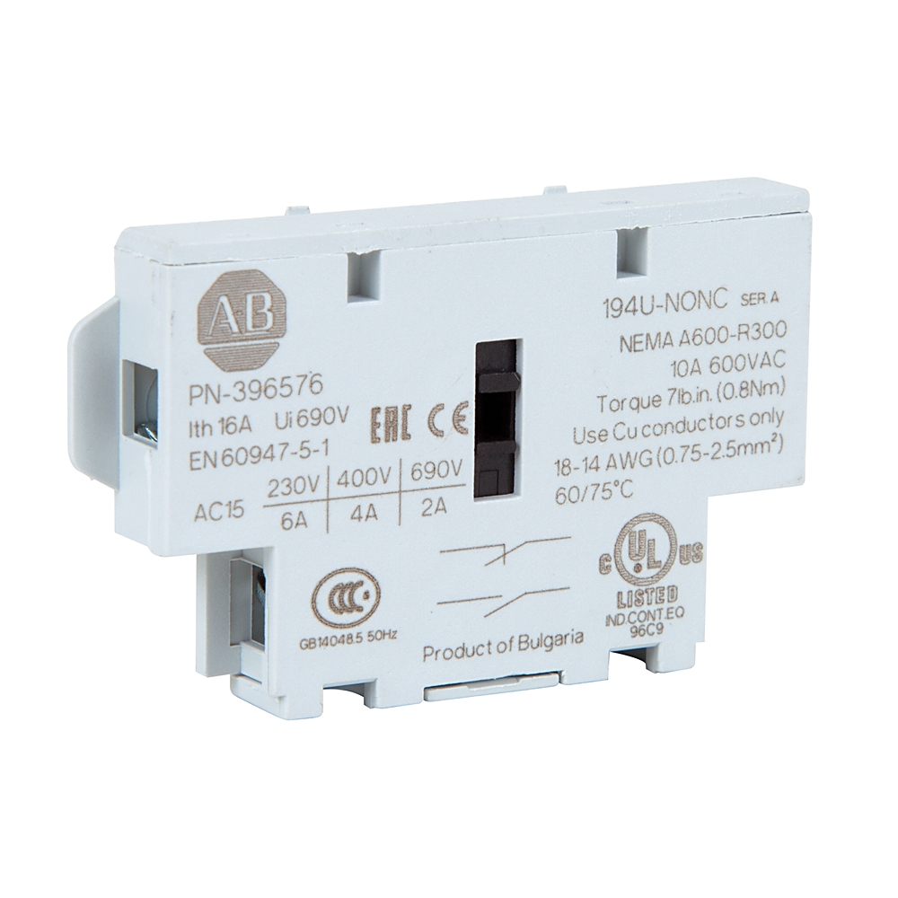 Allen-Bradley Allen-Bradley 194U-NONC 194U Auxiliary Contact