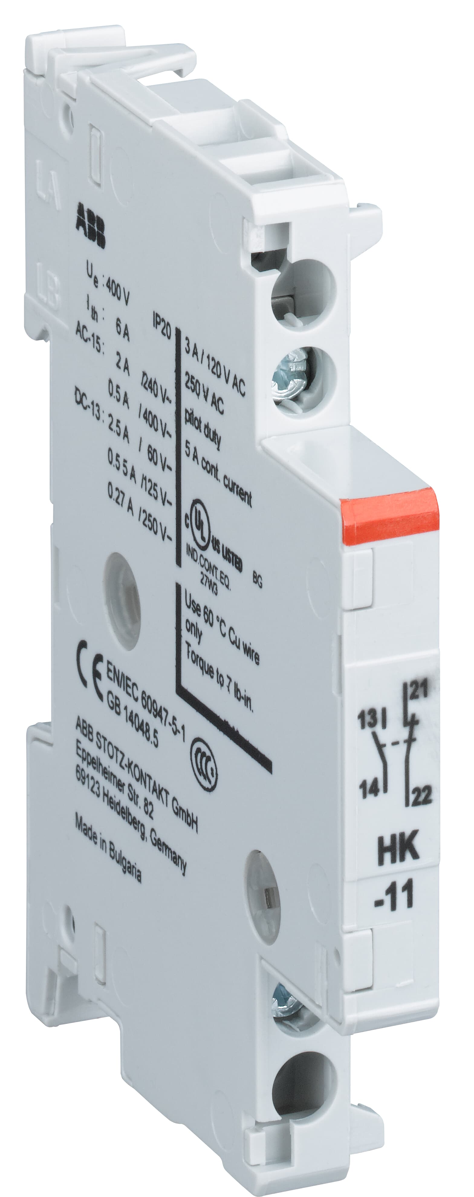 ABB ABB HK-11 Aux.-contact 1NO+1NC