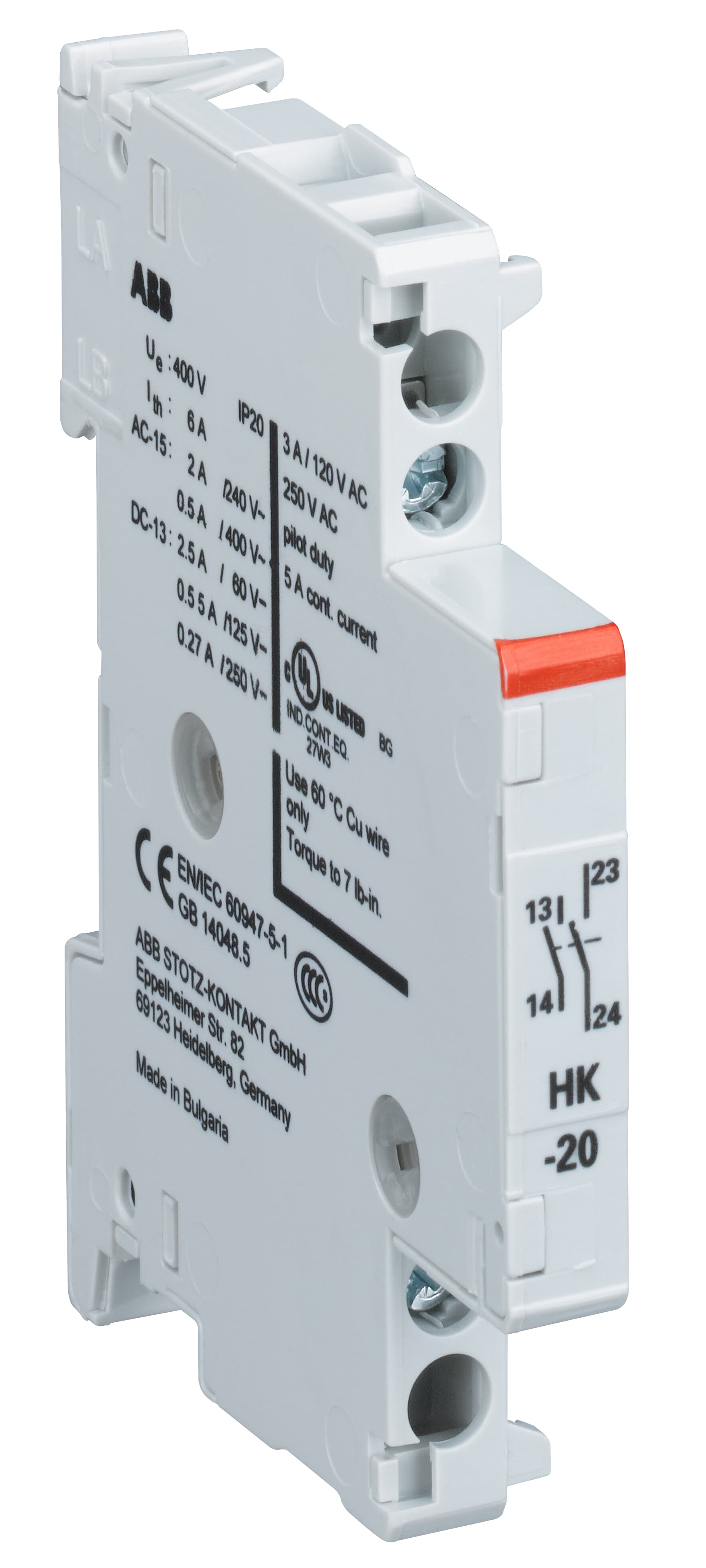 ABB ABB HK-20 Aux.-contact 2NO