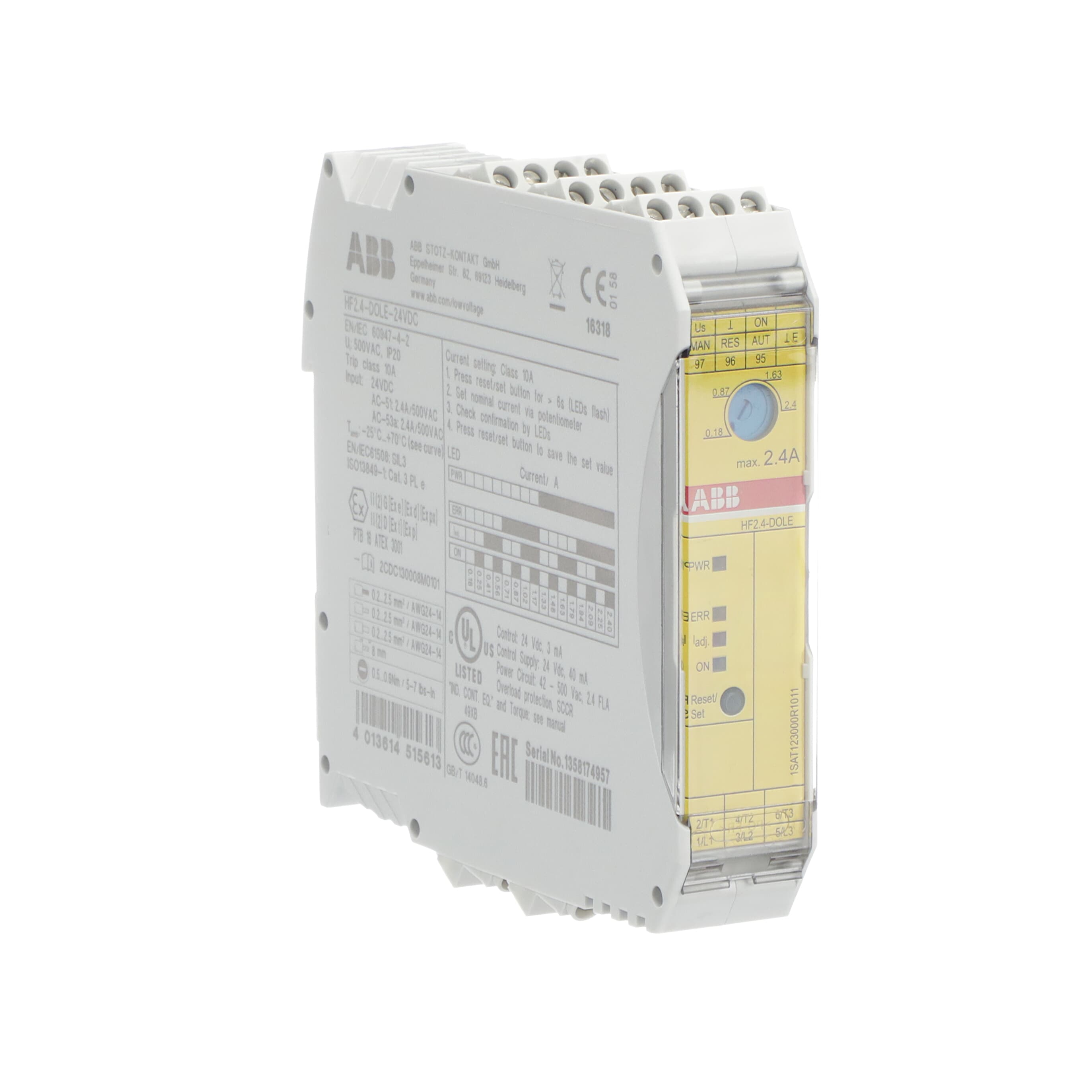 ABB ABB HF2.4-DOLE-24VDC Electronic Compact Starter 24 VDC