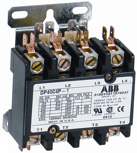 ABB ABB DP40C3P-F/B Definite Purpose Contactors