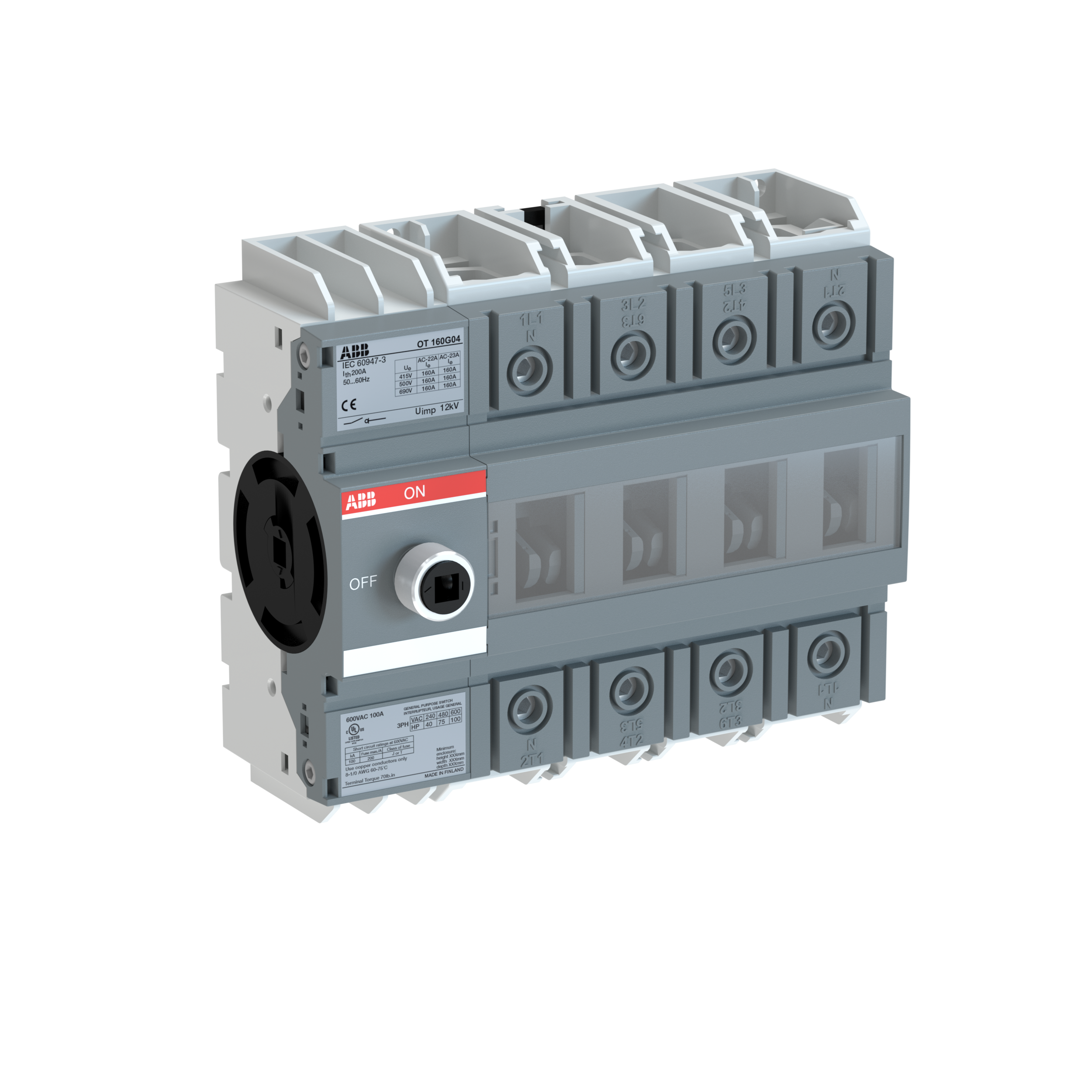 ABB ABB OT160G04 Switch disconnector (AC)