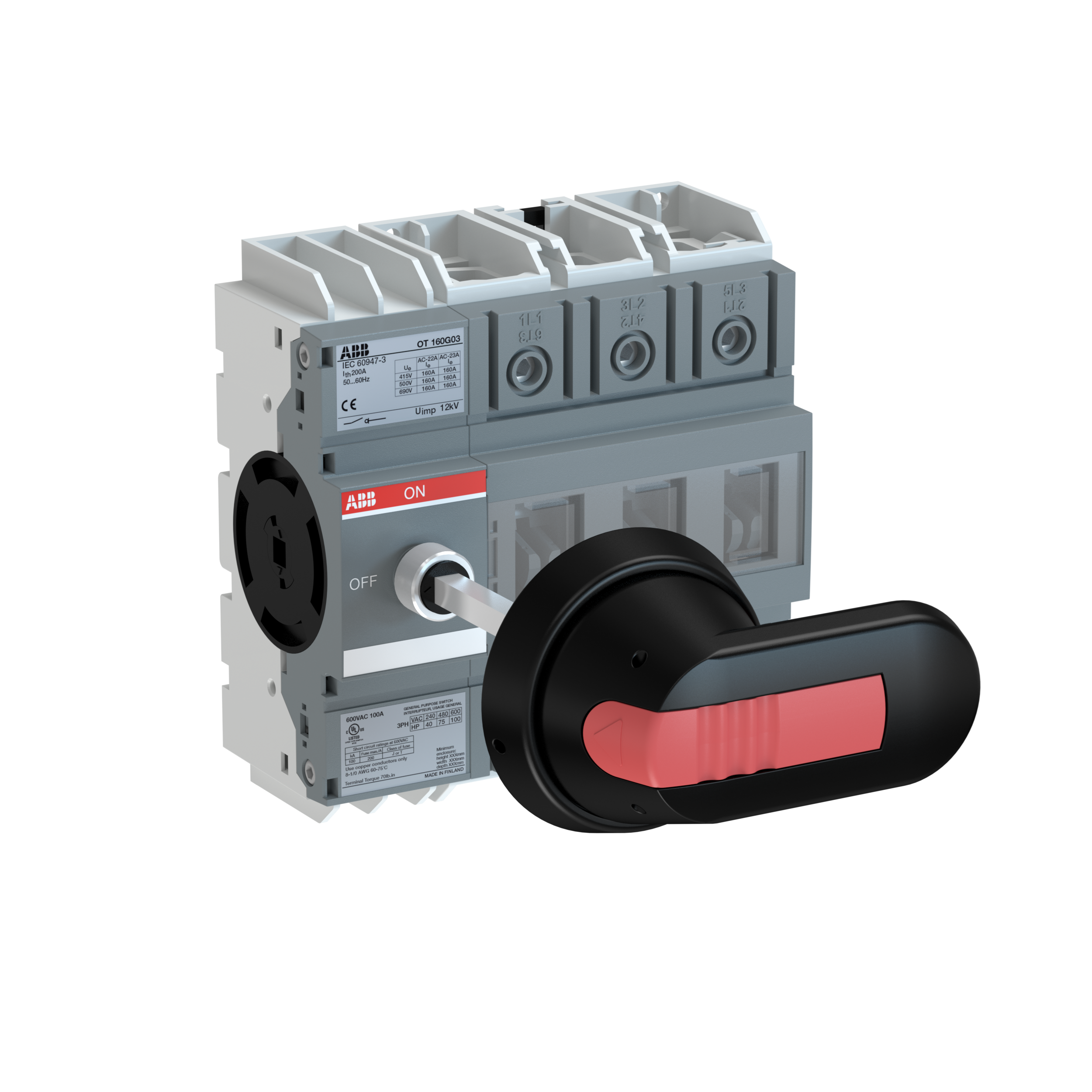 ABB ABB OT160G03P Switch disconnector (AC)
