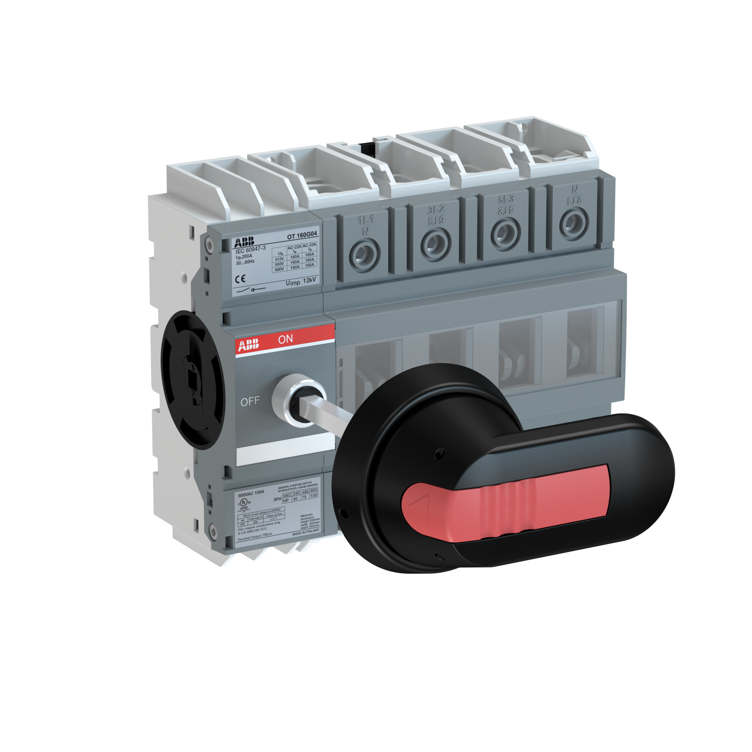 ABB ABB OT160G04P Switch disconnector (AC)