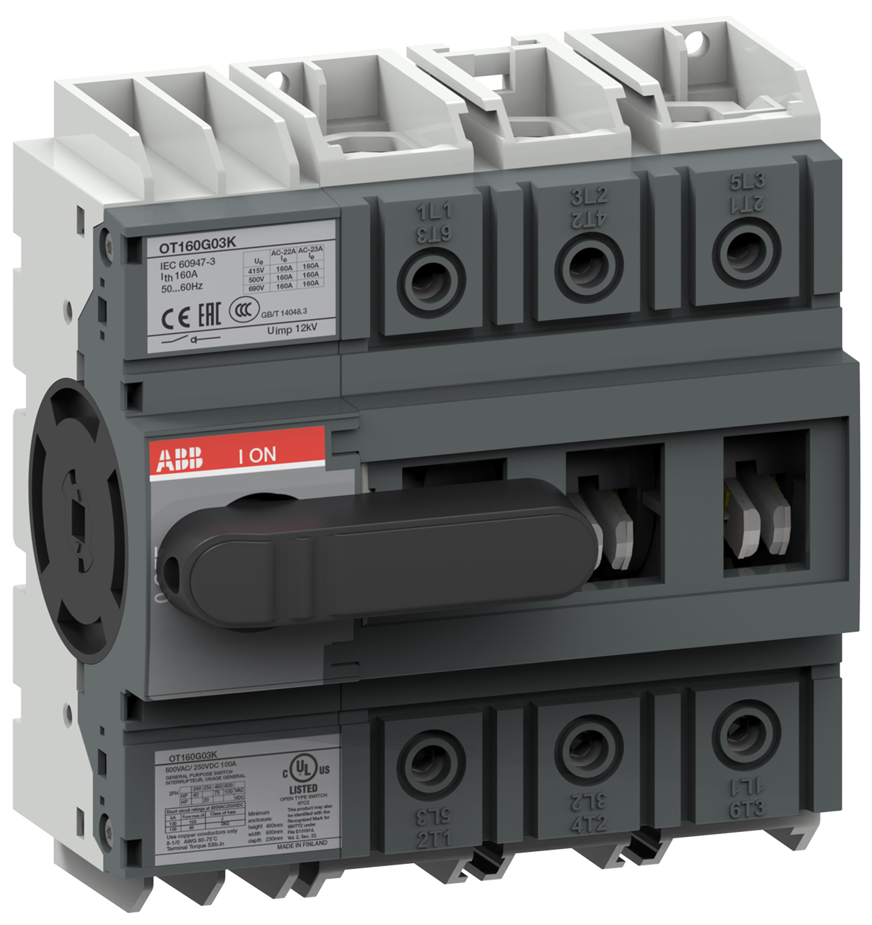 ABB ABB OT160G03K Switch disconnector (AC)
