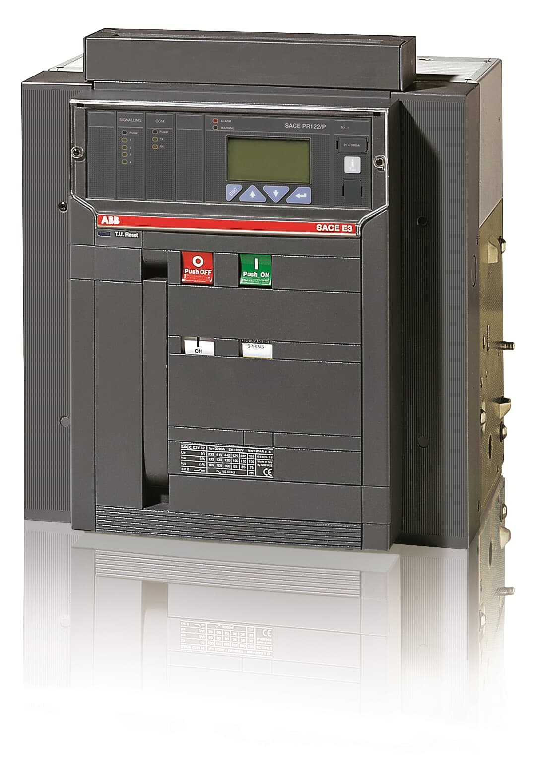 ABB ABB E3H3200PR122/P-LSIIn=3200A3pFHR Air Circuit Breaker