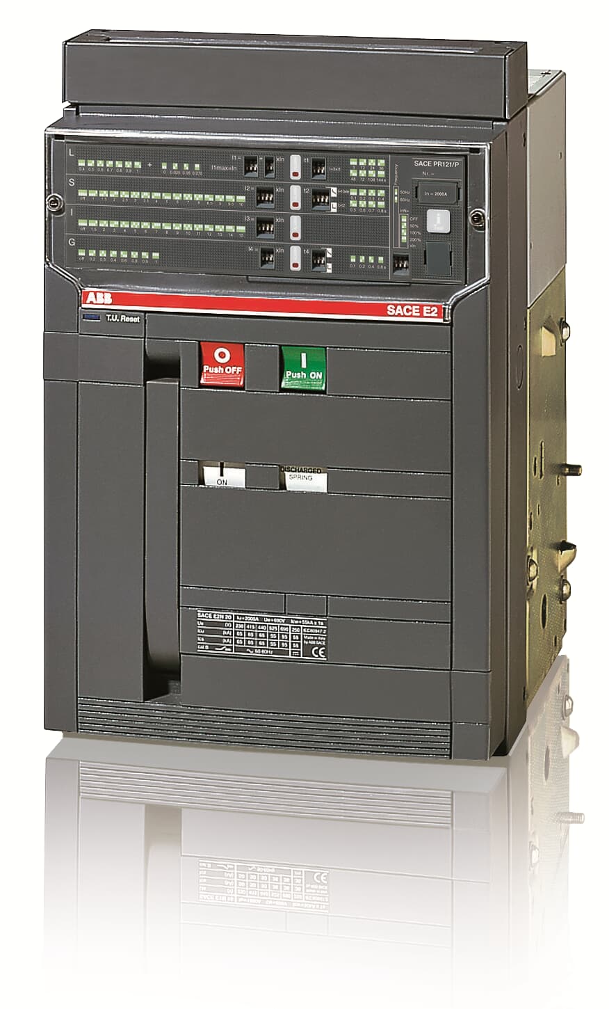ABB ABB E2N1000PR121/P-LSIIn=1000A3pFHR Air Circuit Breaker