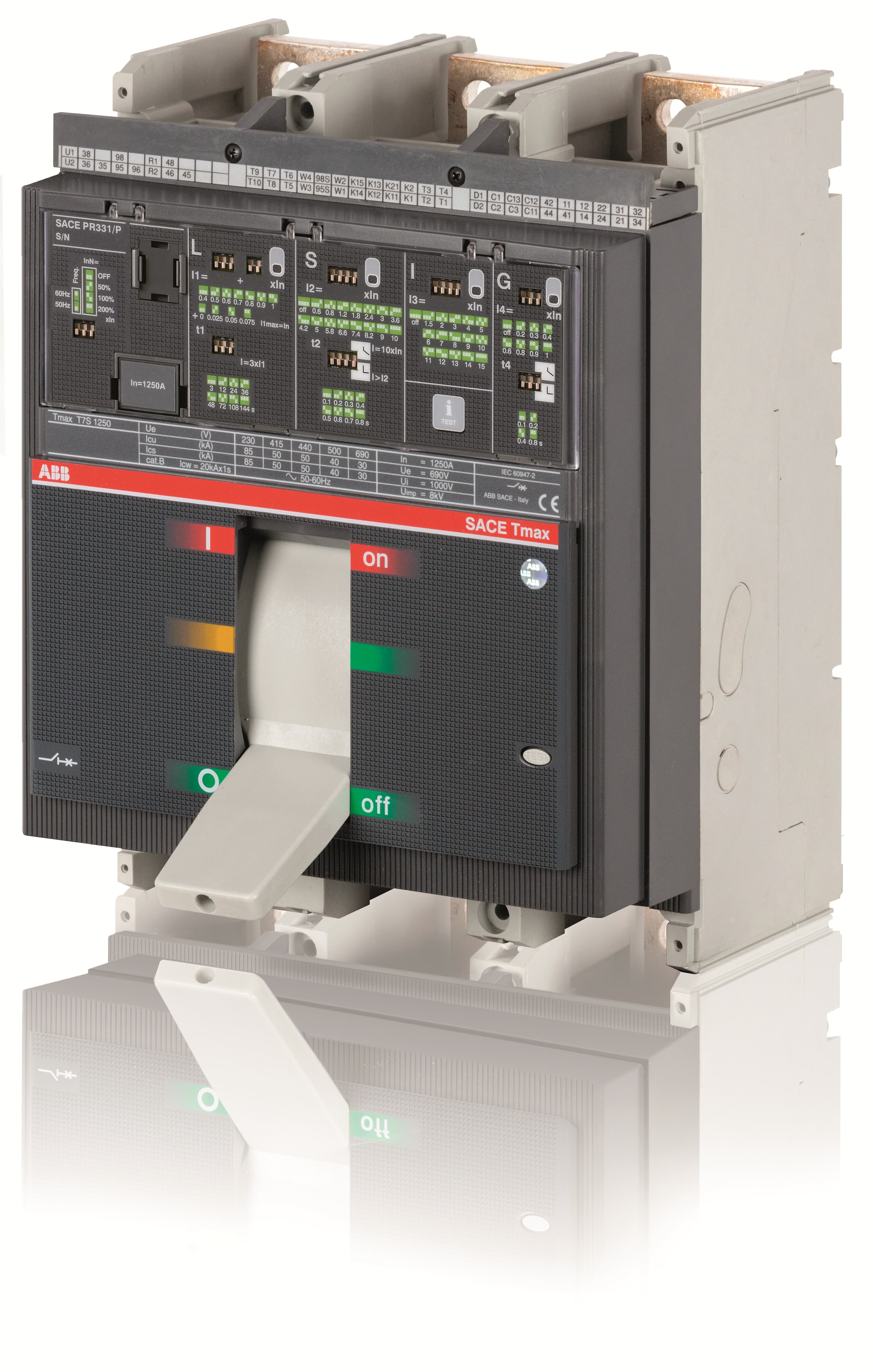 ABB ABB T7S 1250 PR331/P LSIG In=1250A 3p F F