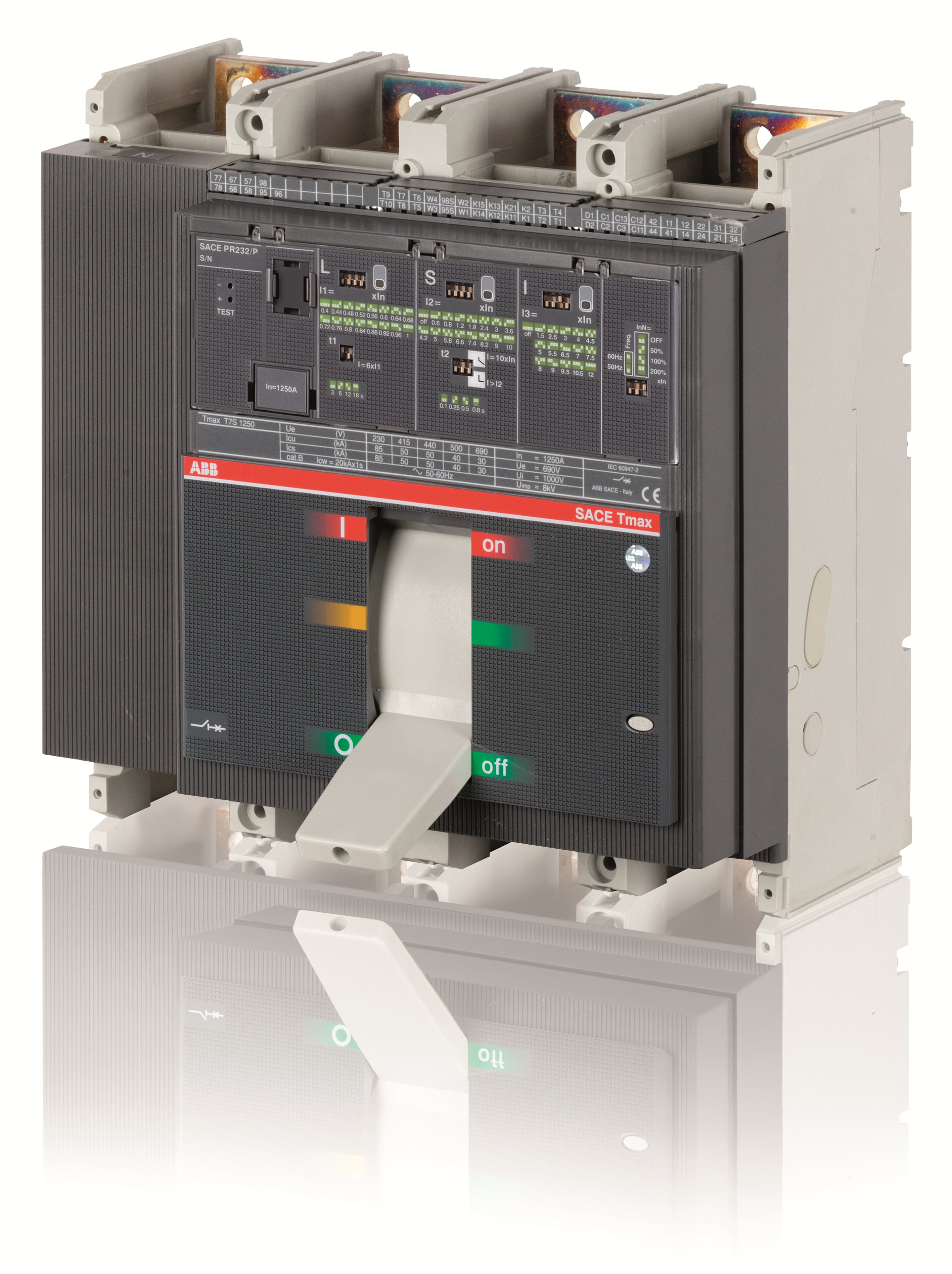 ABB ABB T7S 1250 PR232/P LSI In=1250A 4p F F