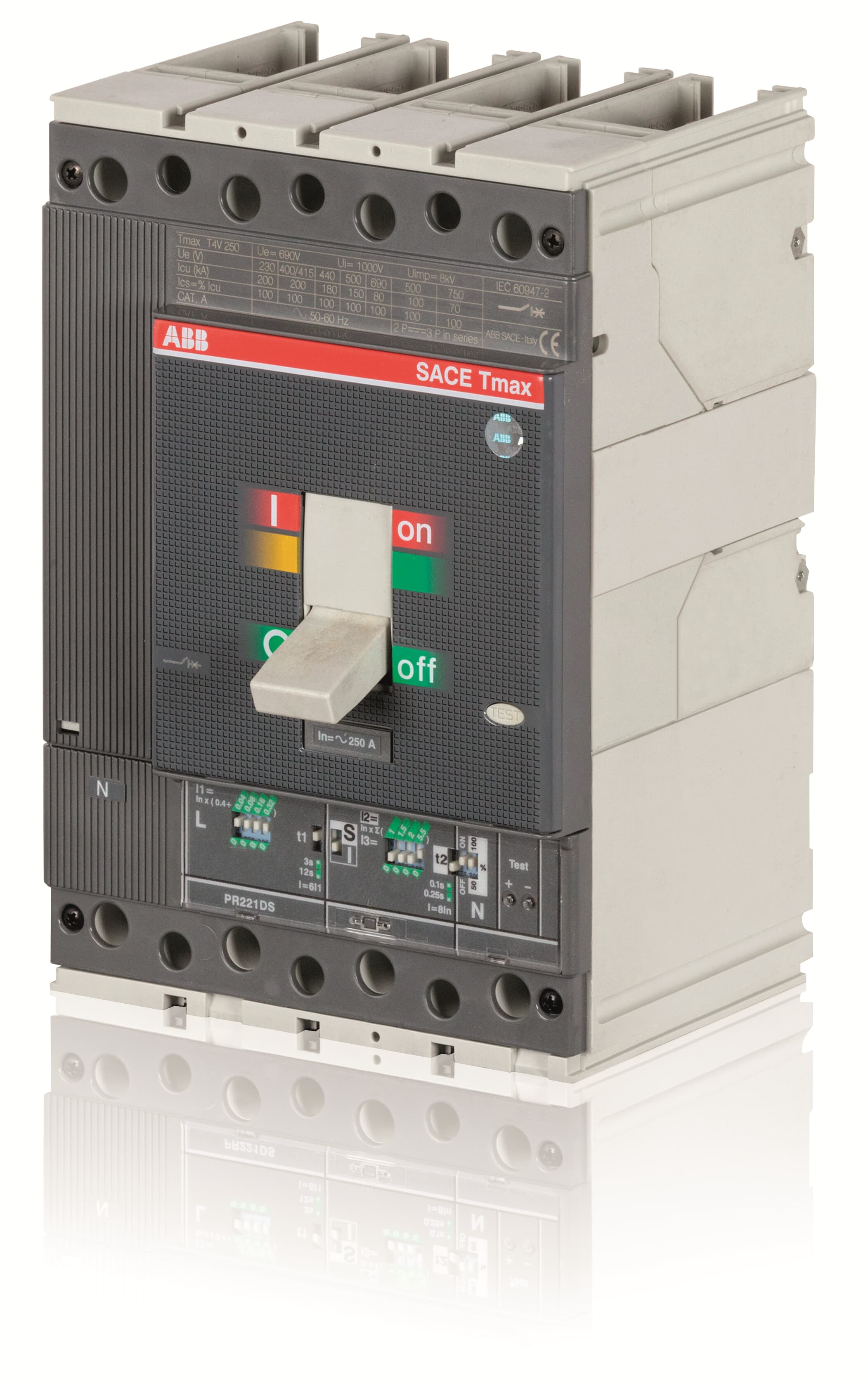 ABB ABB T4V250 PR221DS-LS/I In100 4p FFC 1150VAC