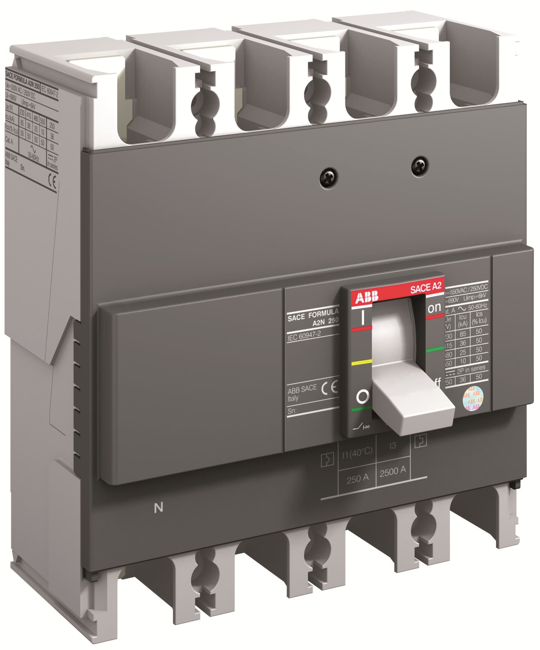 ABB ABB A2B 250 TMF 250-2500 4p F F