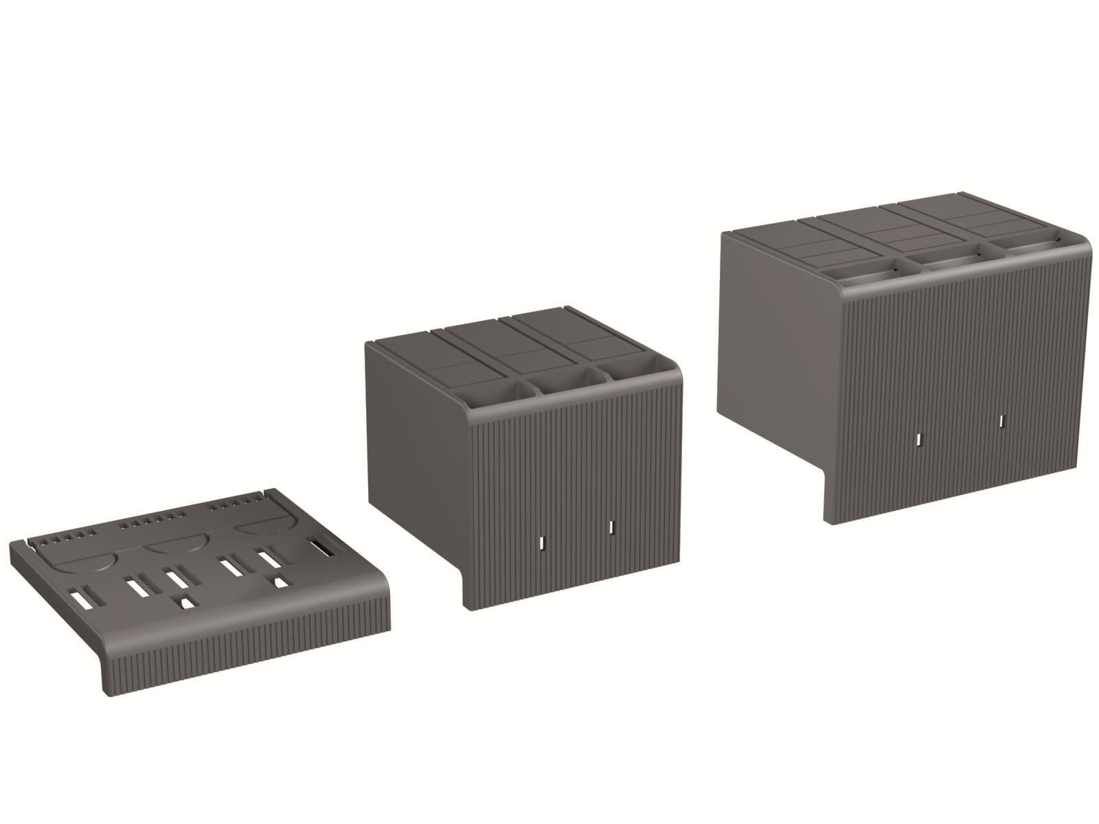 ABB ABB HTC XT4 3p TERMINAL COVERS HIGH 2pcs