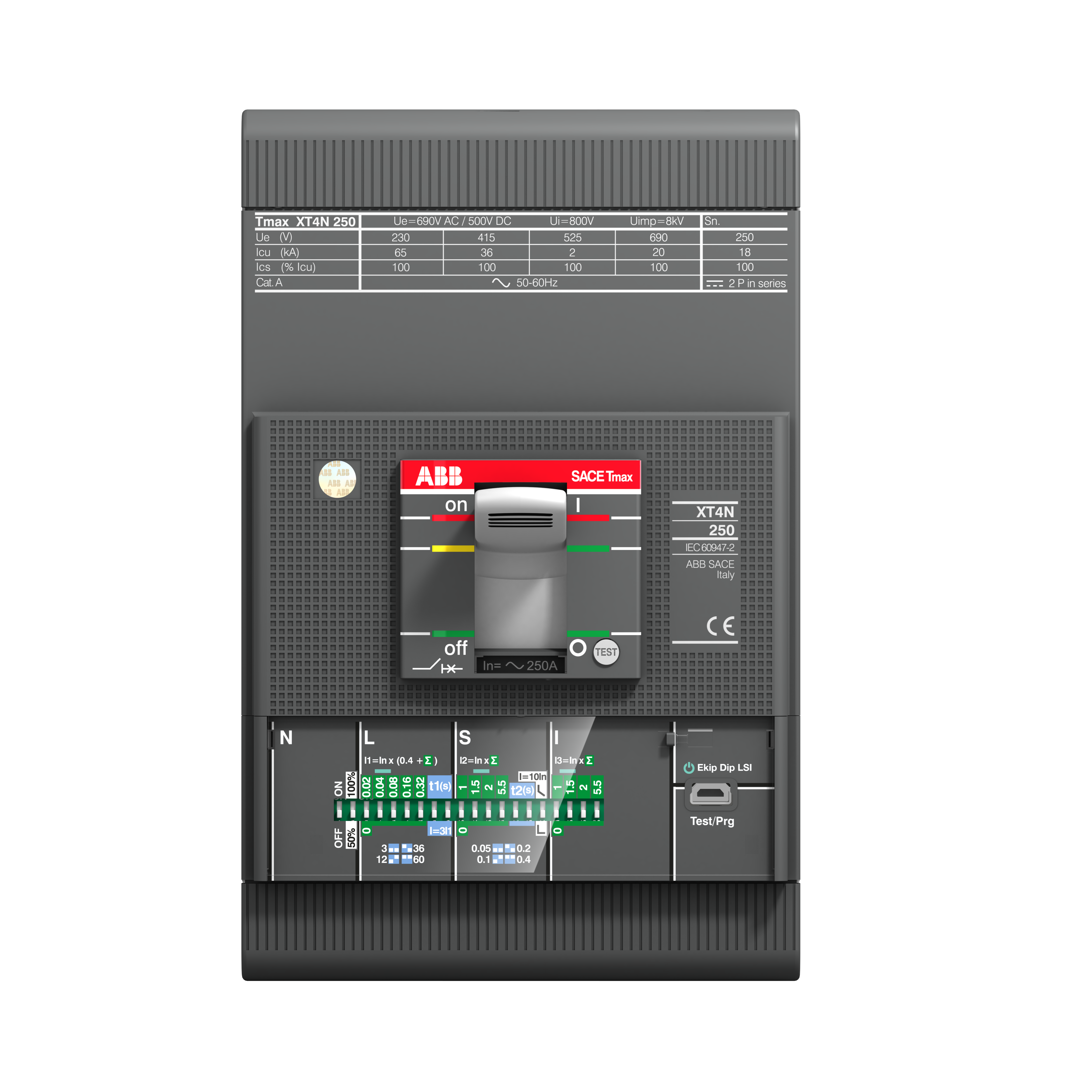 ABB ABB XT4N 250 Ekip Dip LS/I In=250A 3p F F