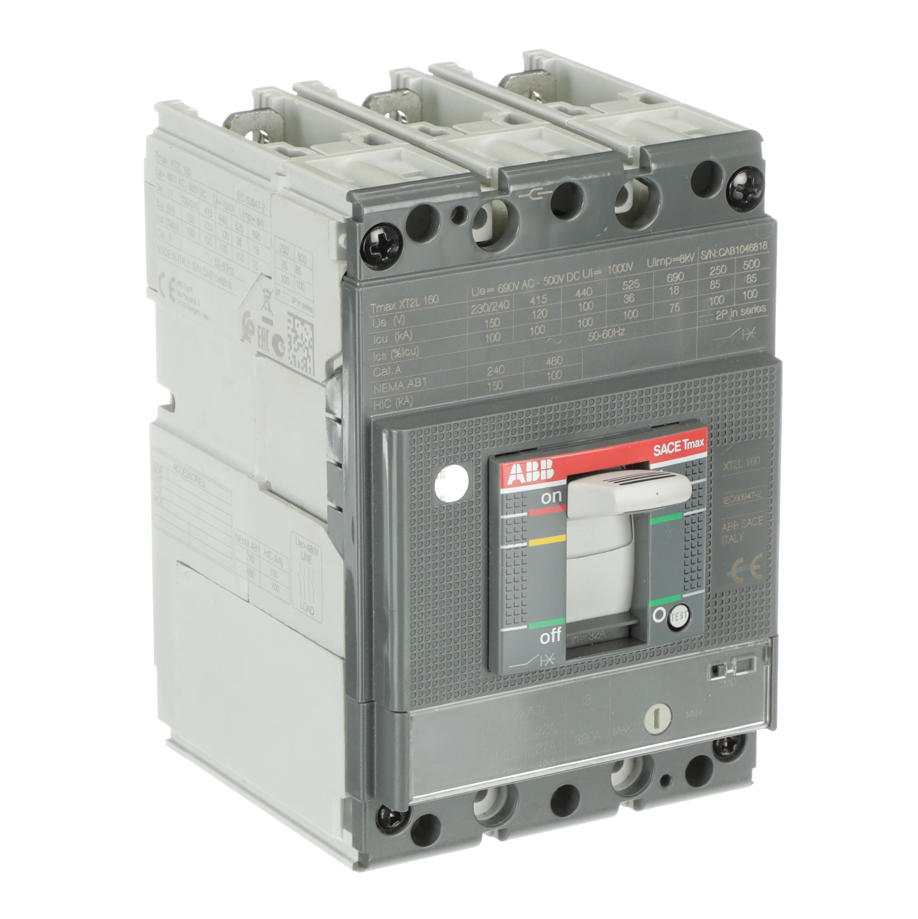 ABB ABB XT2L 160 BREAKING PART 3p F F
