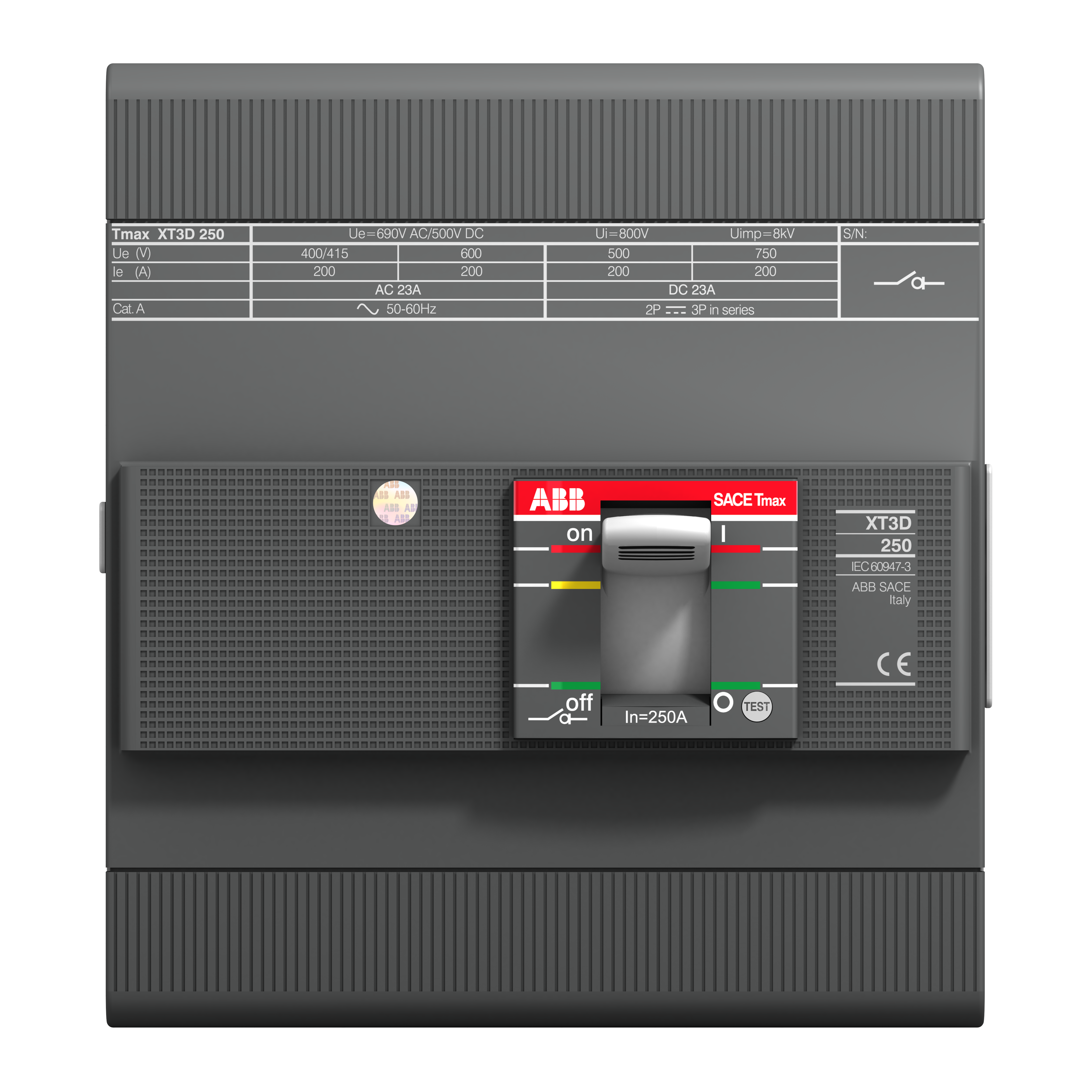ABB ABB XT3D 250 4p F F