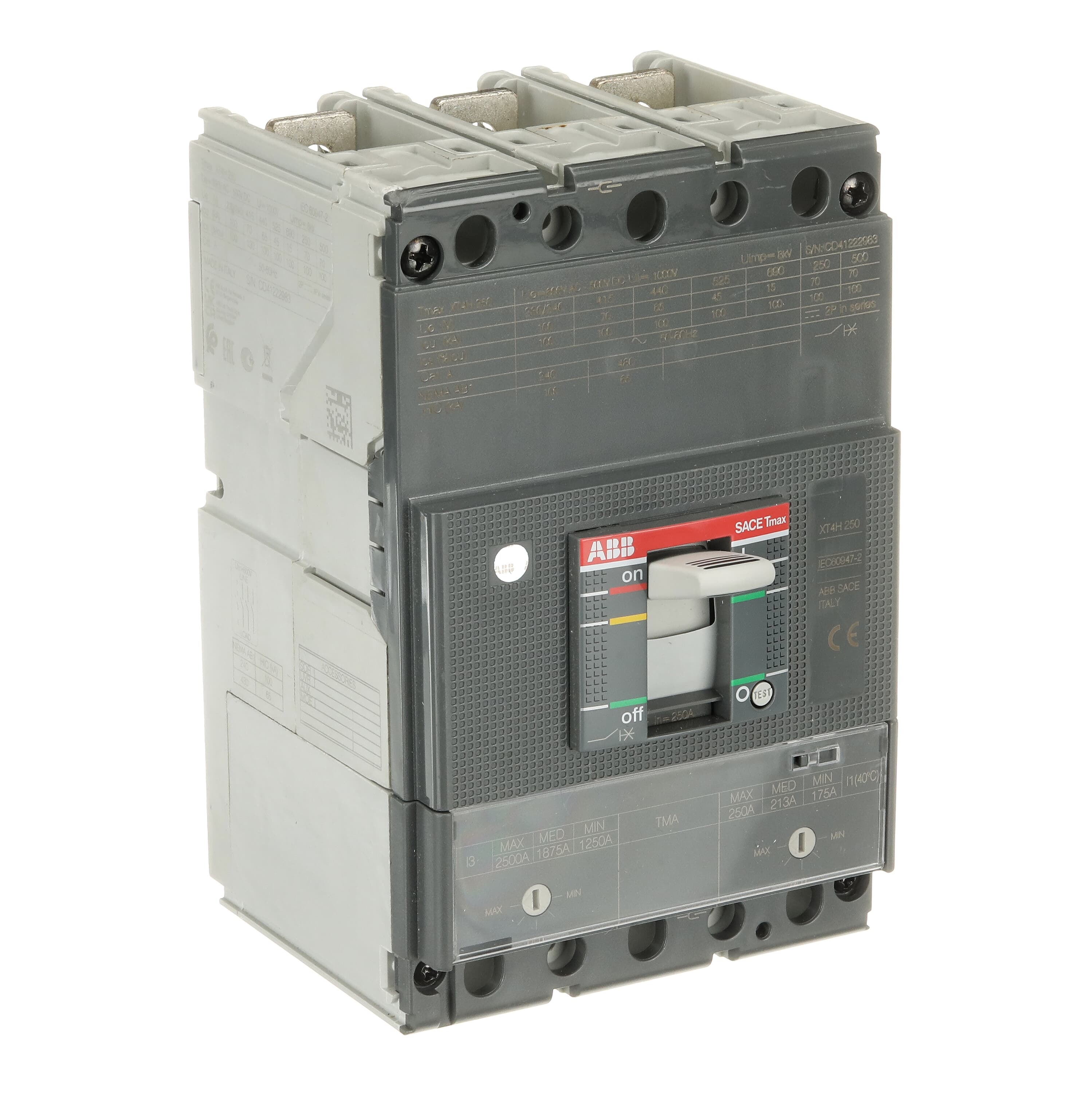 ABB ABB XT4H 250 TMA 250-2500 3p F F