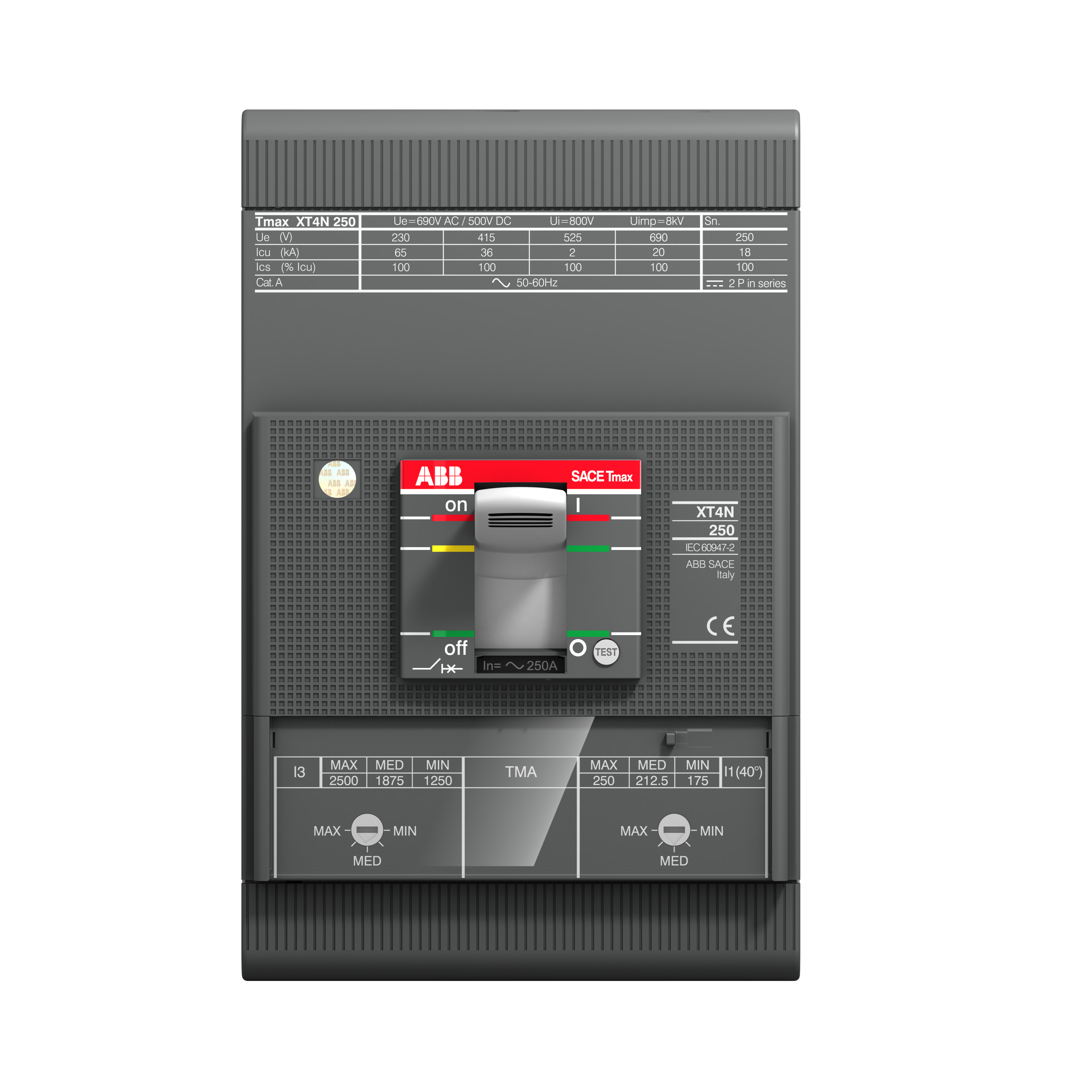 ABB ABB XT4L 250 TMA 250-2500 3p F F
