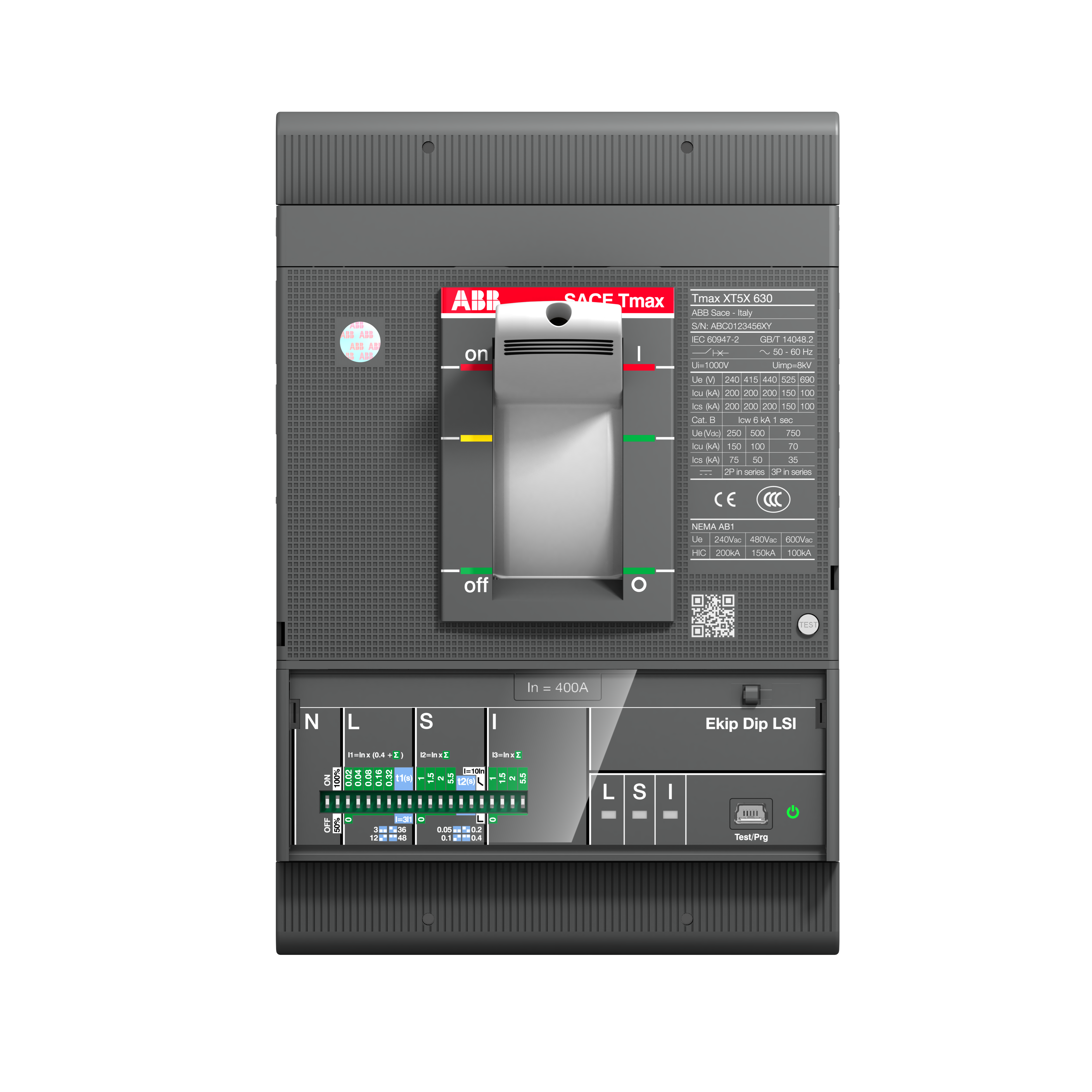 ABB ABB XT5H 400 Ekip Dip LSIG In=400 3p F F