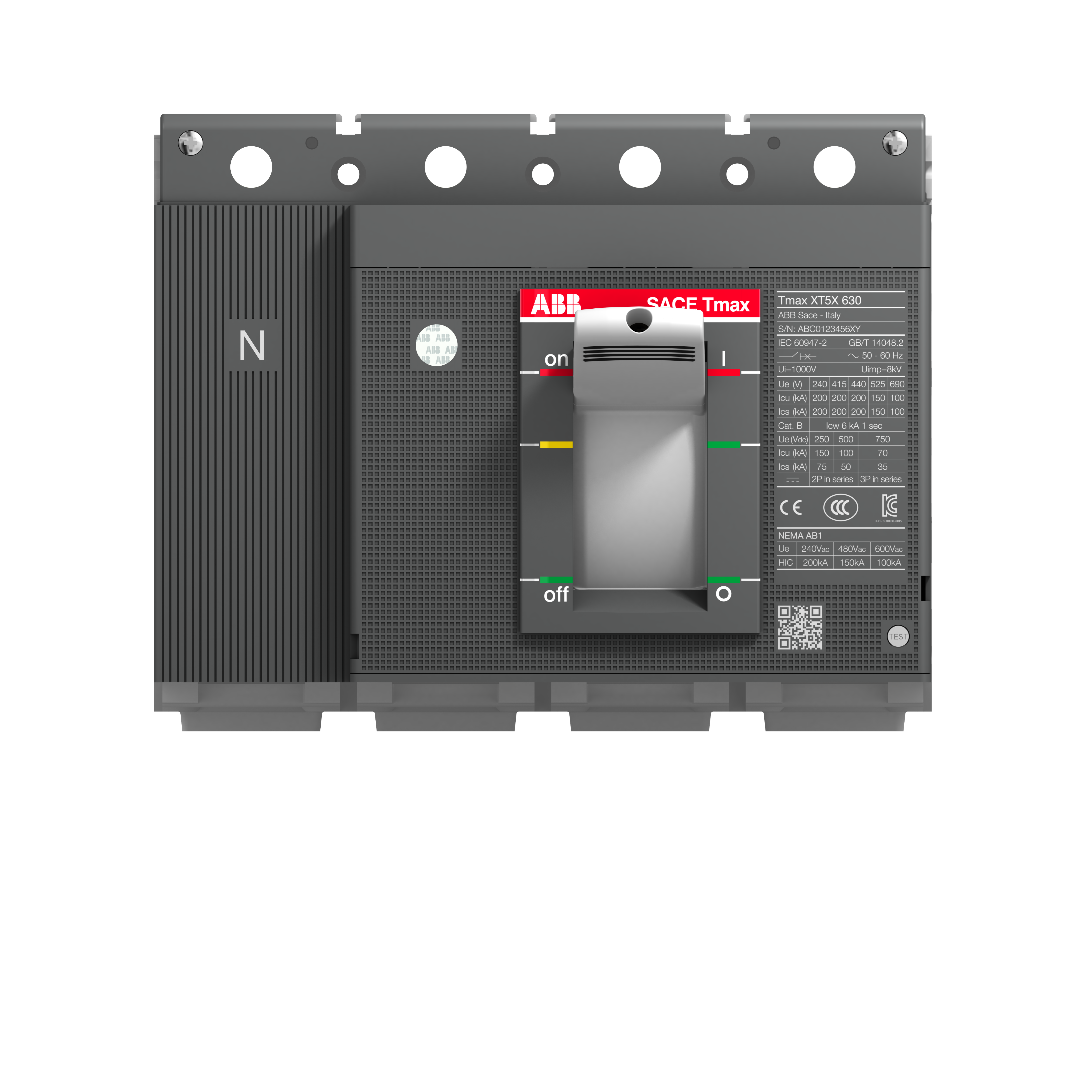 ABB ABB XT5H 400 BREAKING PART 4p F F