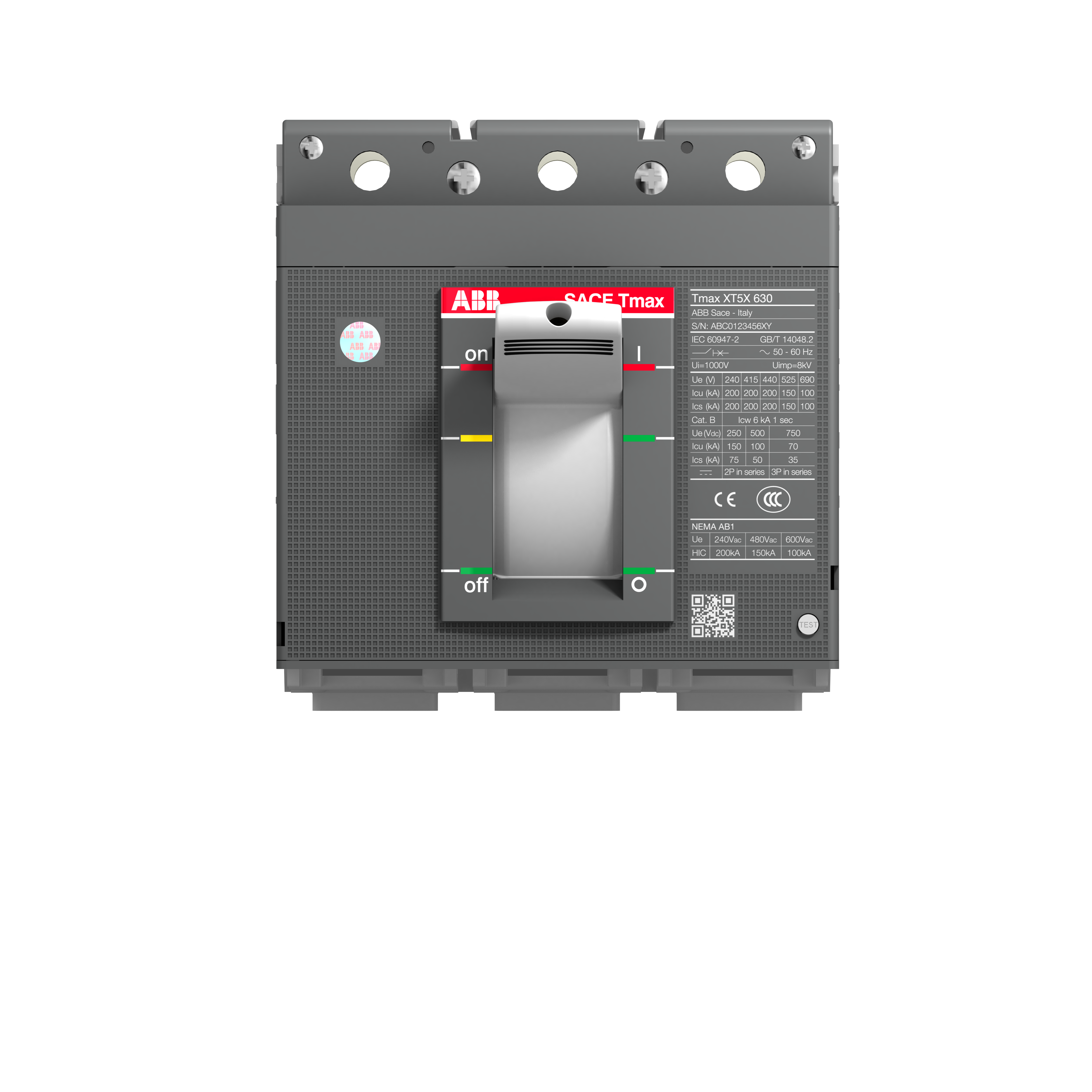 ABB ABB XT5V 400 BREAKING PART 3p F F