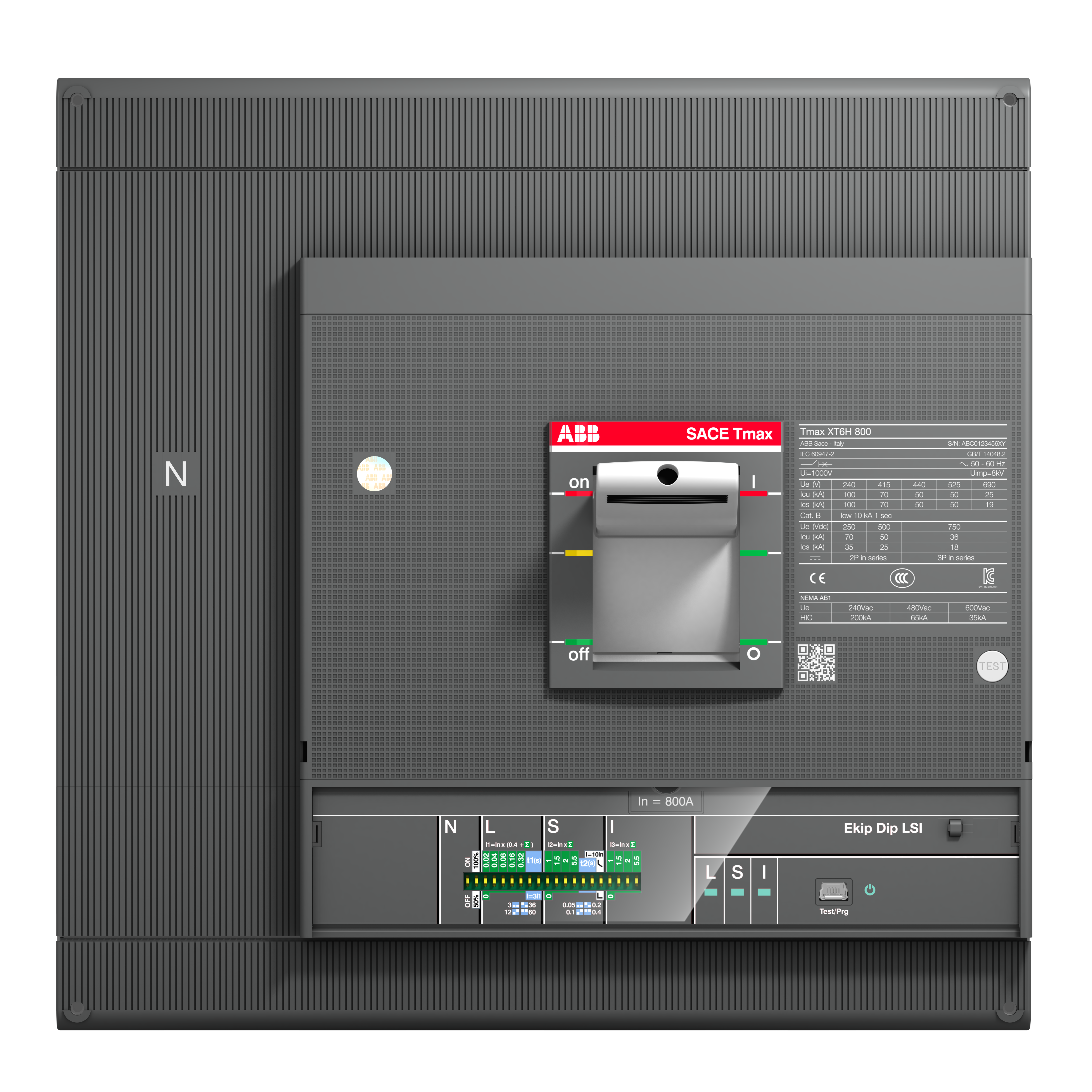 ABB ABB XT6N 800 Ekip Dip LS/I In=800 4p F F
