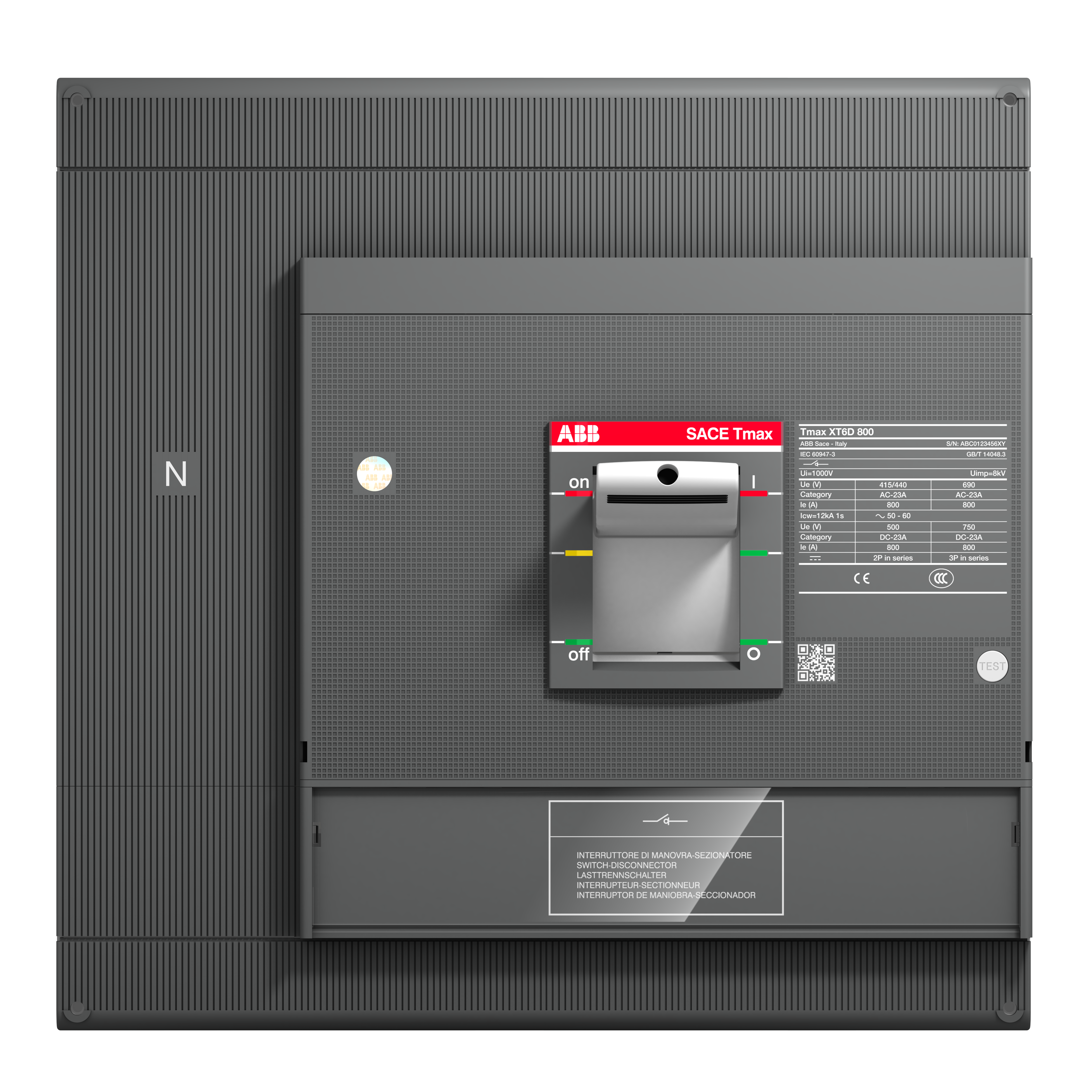 ABB ABB XT6D 1000 4p F F