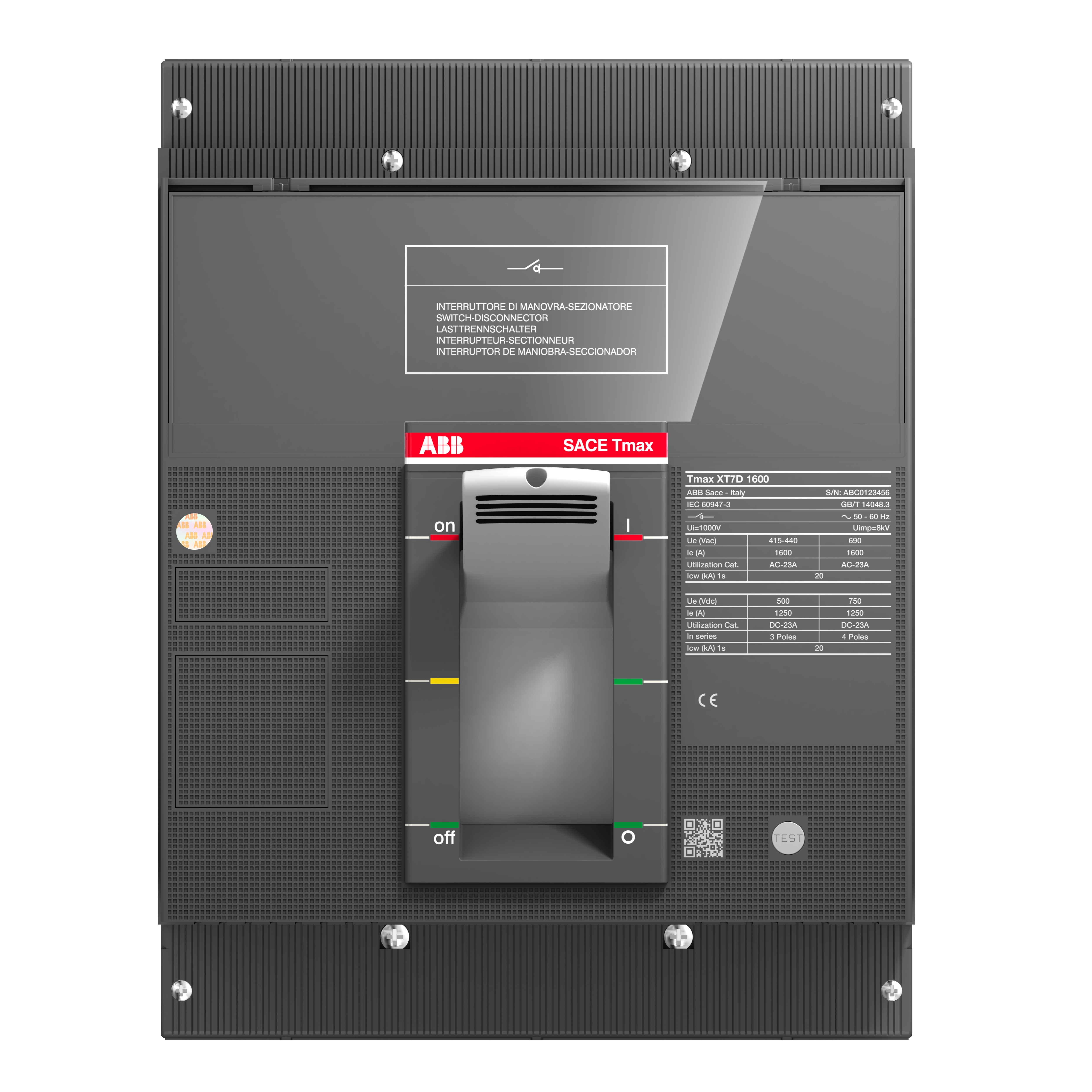ABB ABB XT7D 1250 3p F F