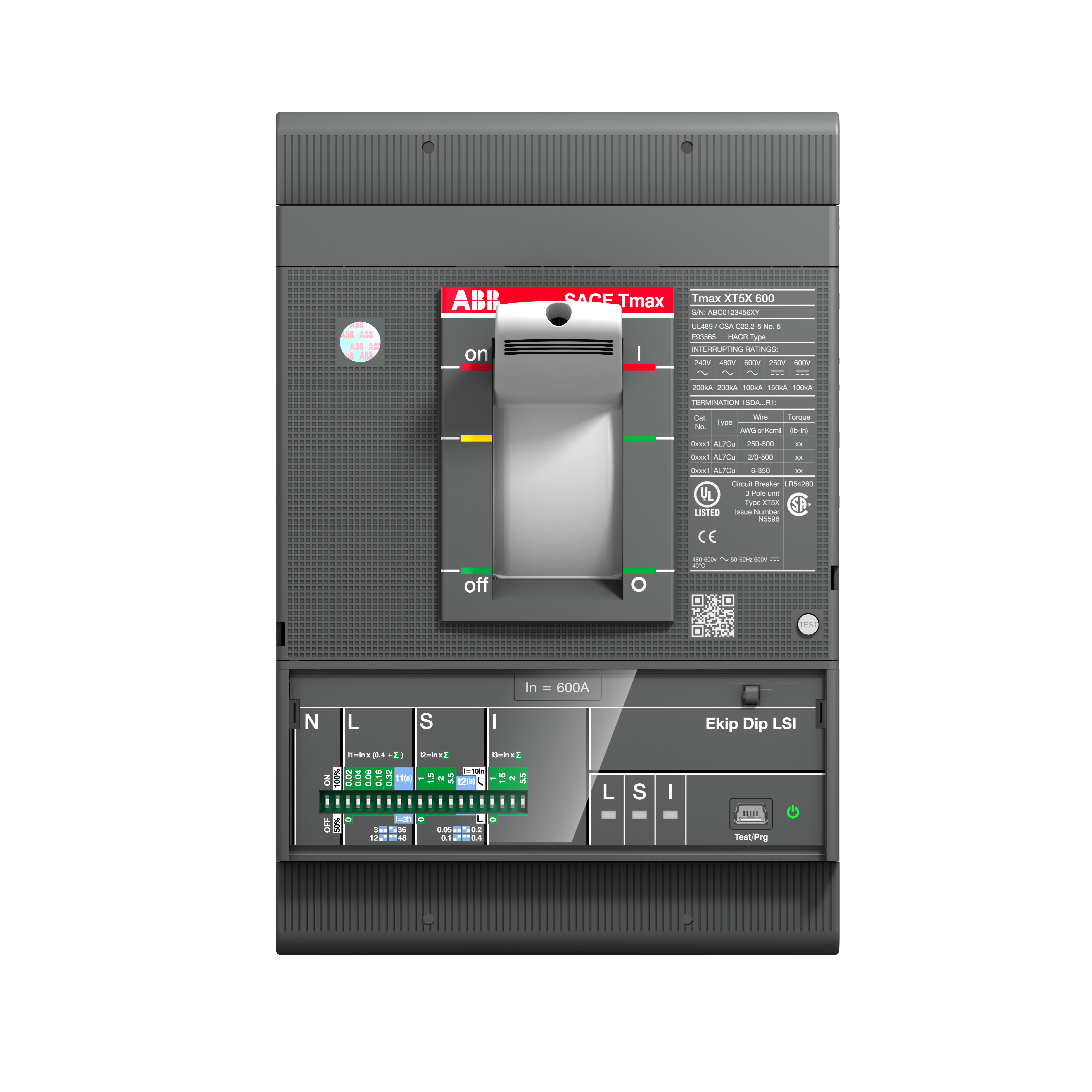 ABB ABB XT5S 400 Ekip Dip LSIG 250 3p FF UL/CSA