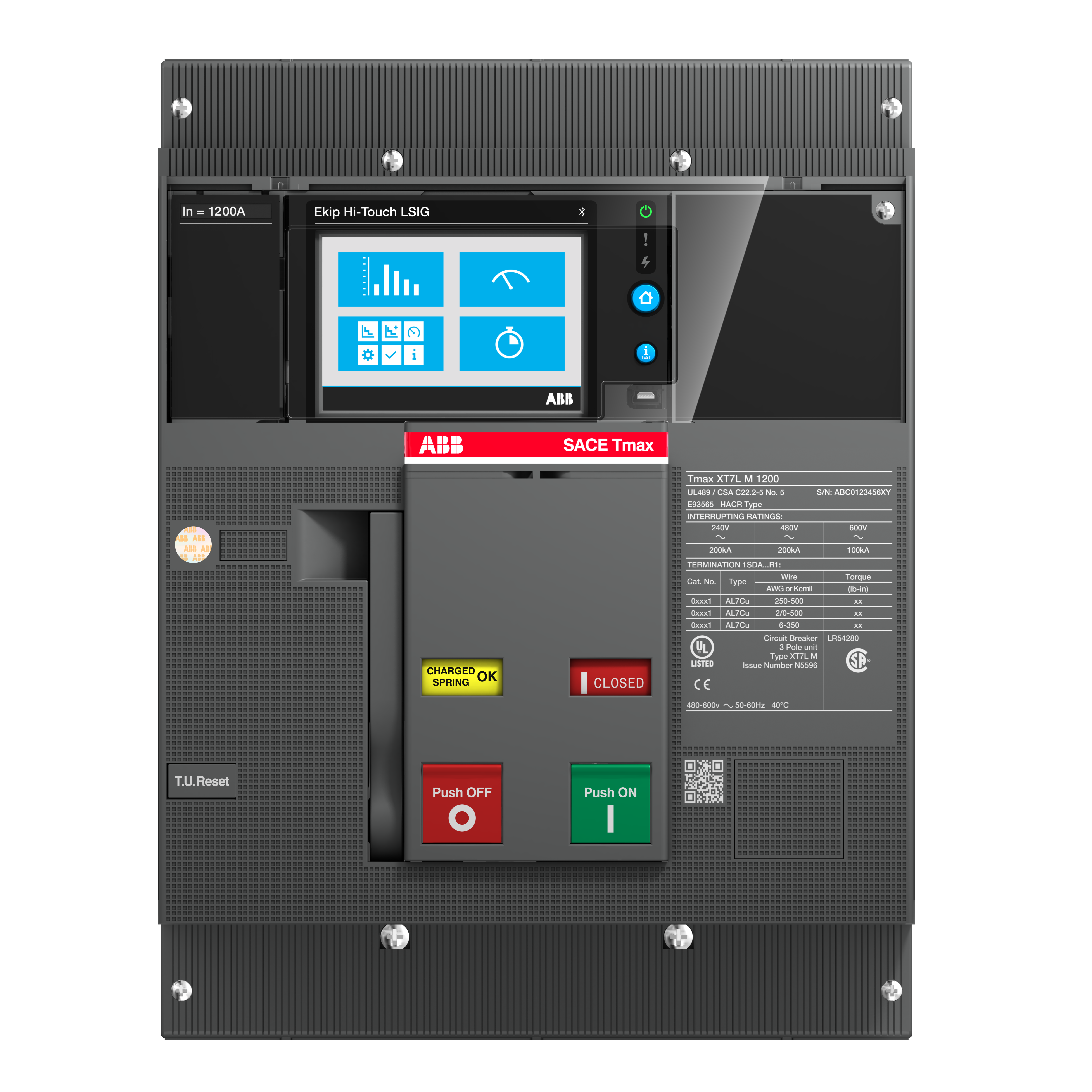 ABB ABB XT7S M 800 EkipTouchMeas.LSI 800 3pFF UL