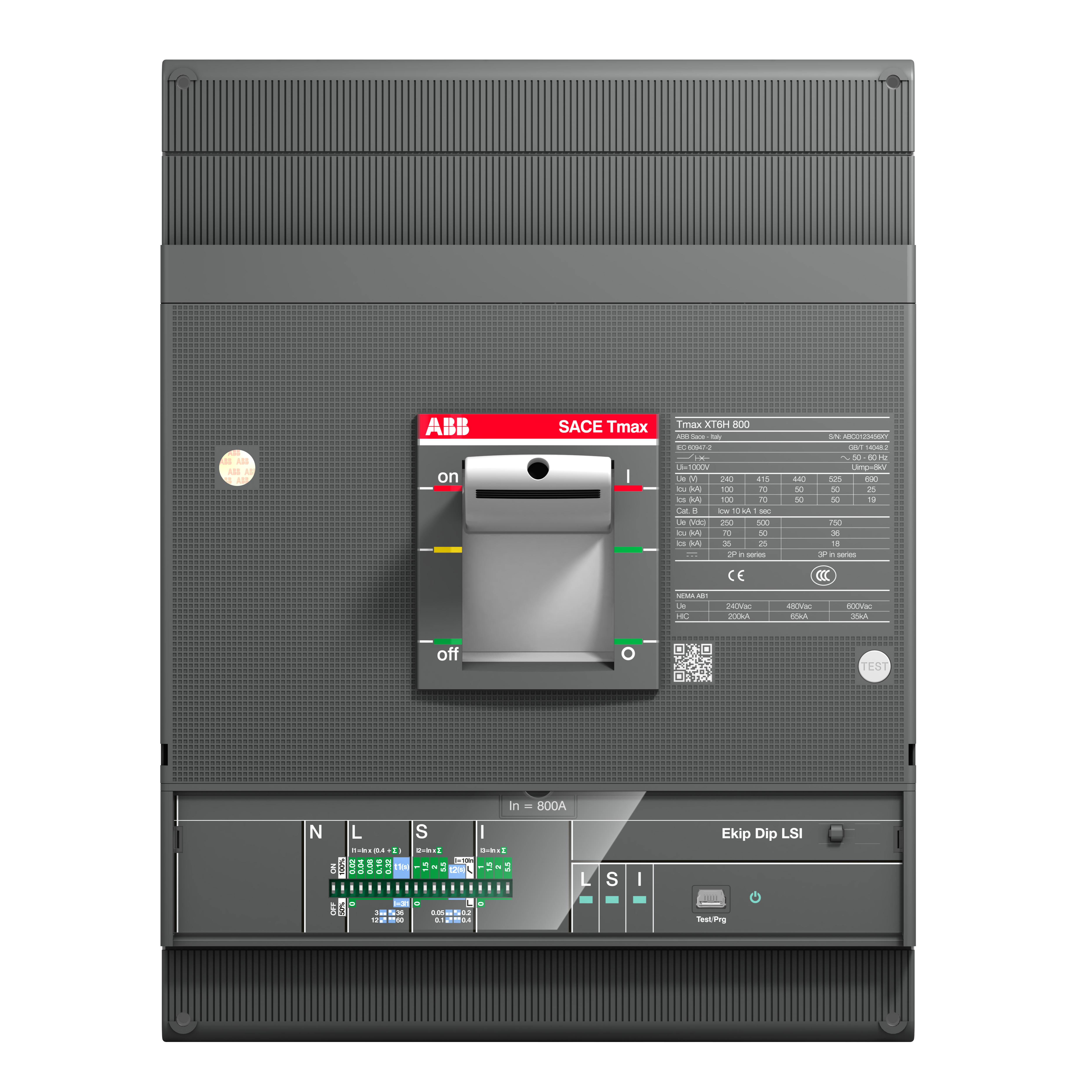 ABB ABB XT6N 800 Ekip Dip LS/I In=630 3p F F