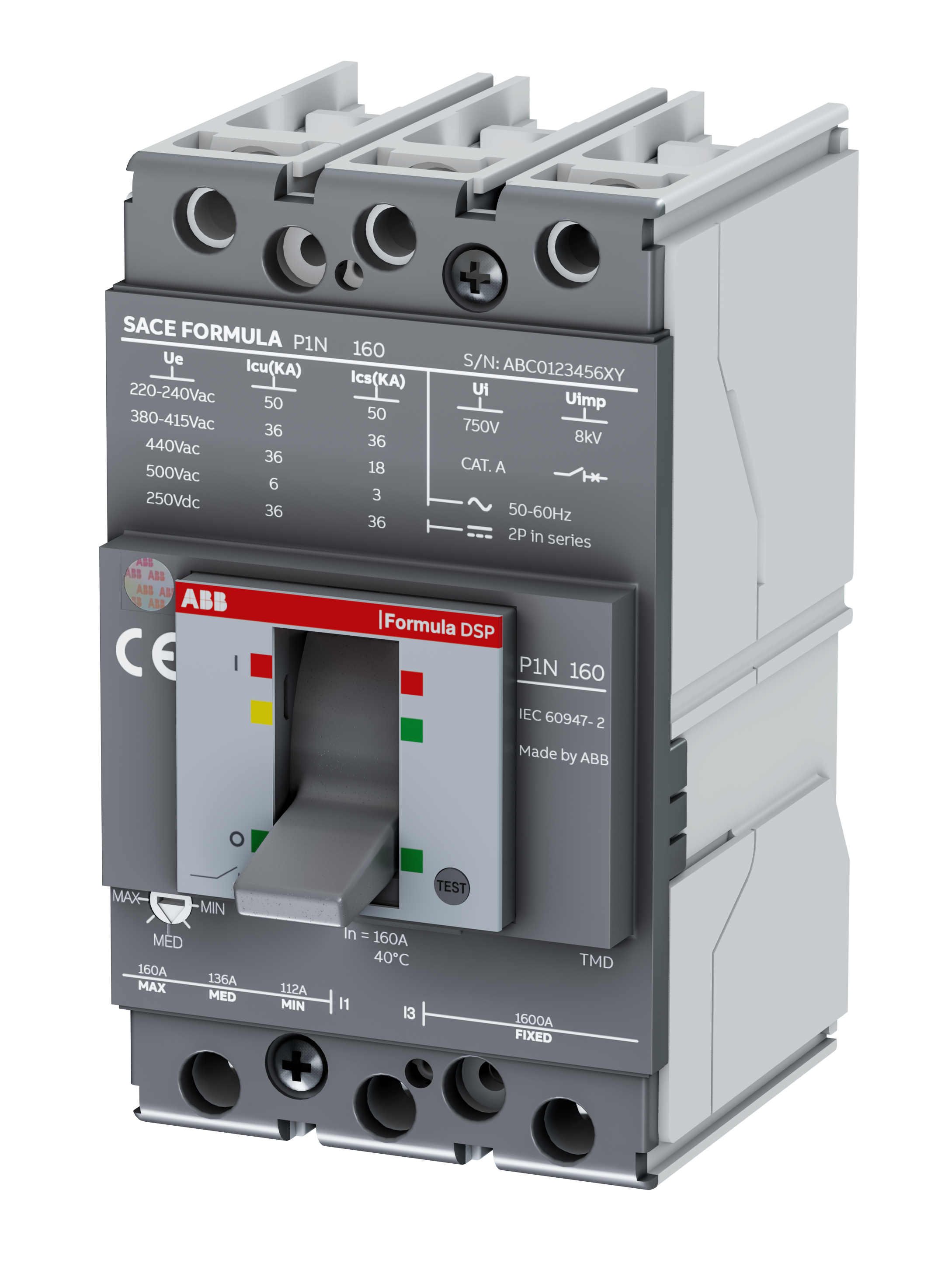 ABB ABB P1C 160 TMD 80-800 3p F F