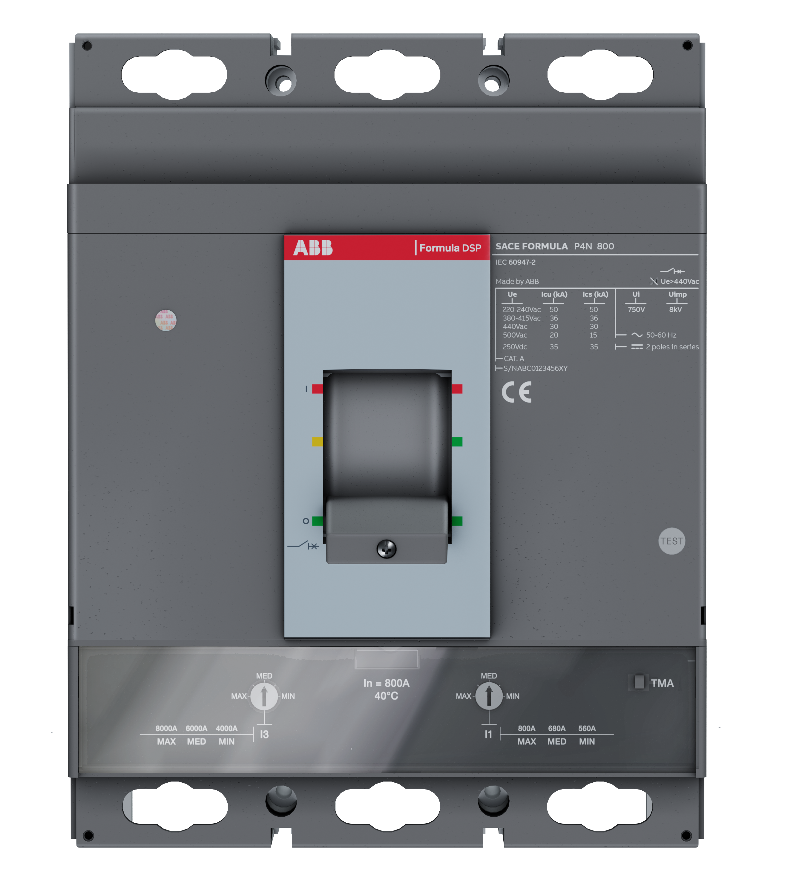 ABB ABB P4N 800 TMA 800-8000 3p F F
