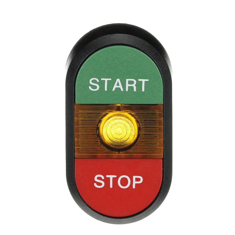 ABB ABB MPD4-11Y Double Pushbutton